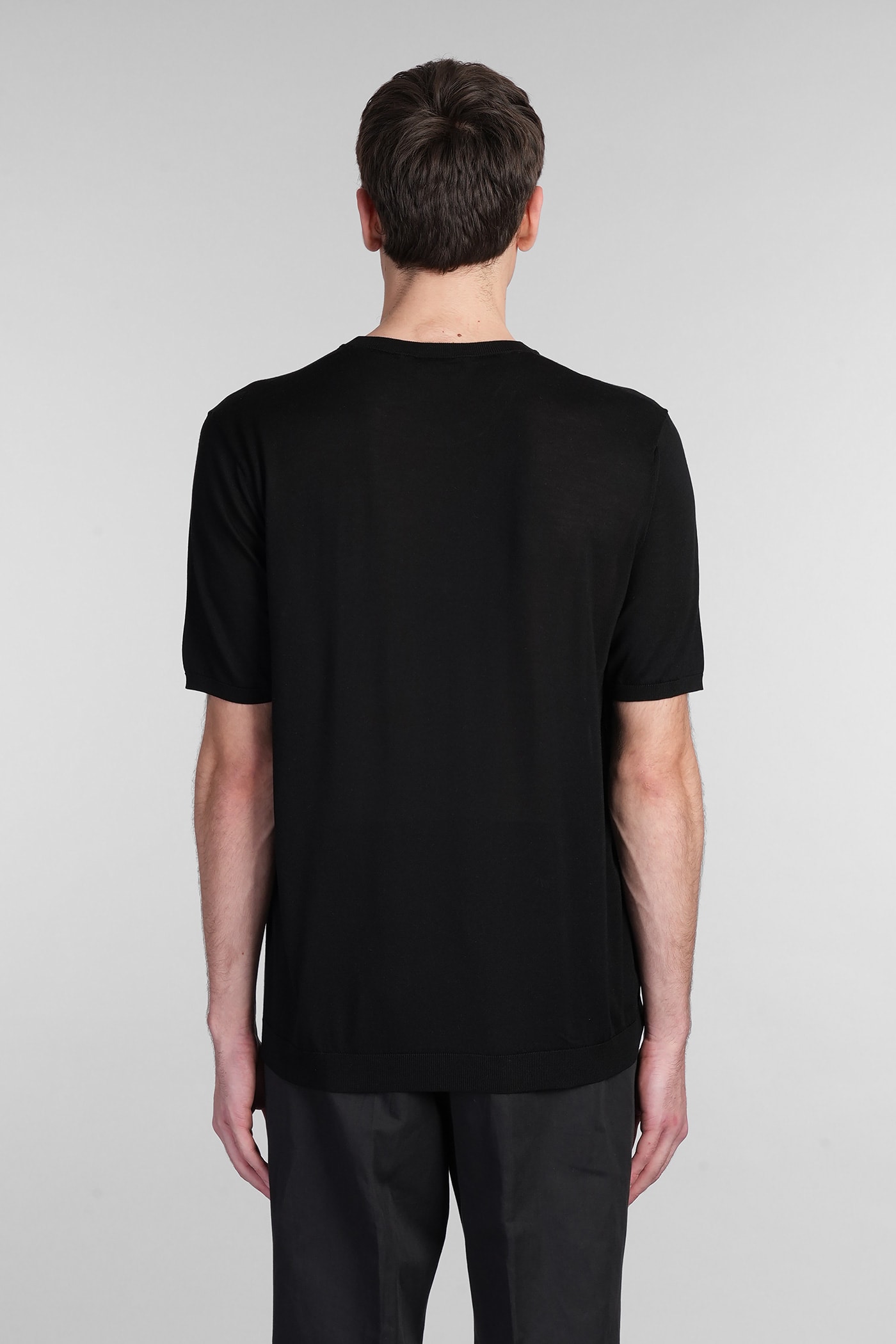 Roberto Collina Knit T-shirt In Black