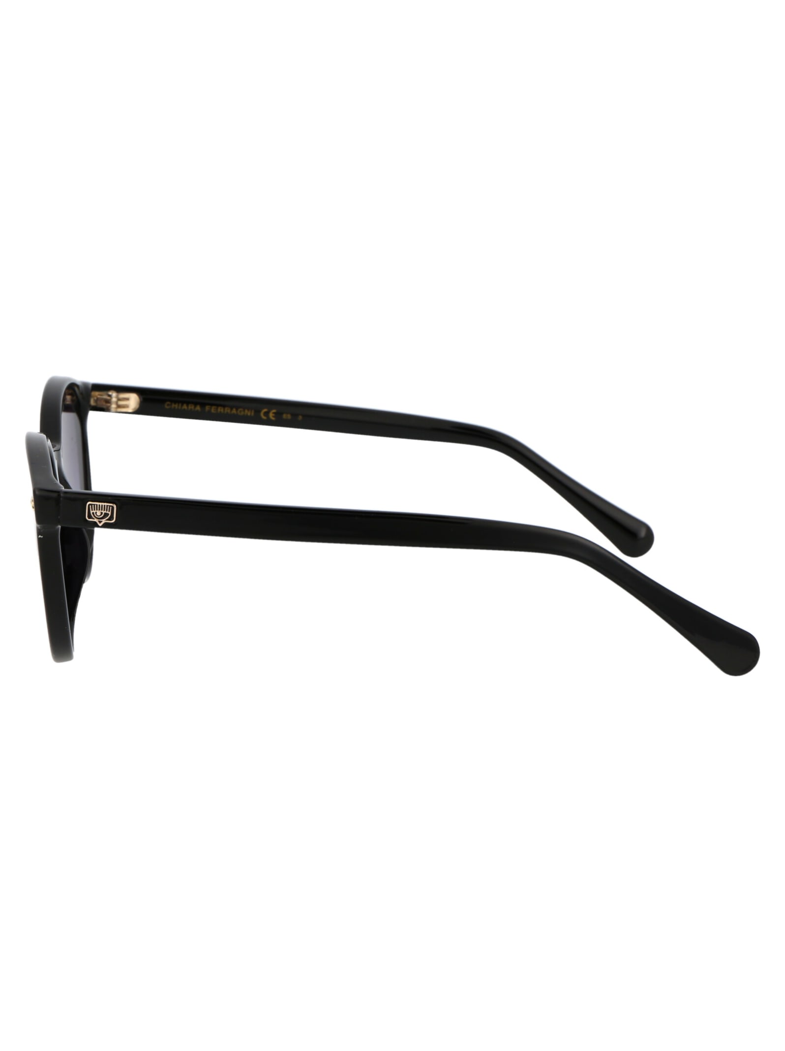 Shop Chiara Ferragni Cf 1008/s Sunglasses In 8079o Black