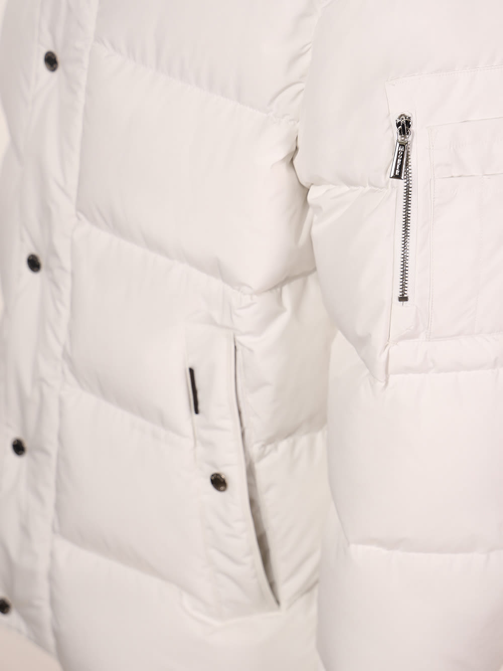 Shop Moorer Jacket - Jesse Stp In White