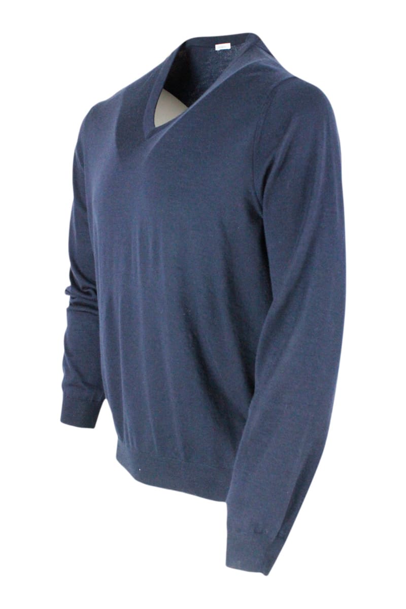 Shop Malo Sweater In Blue