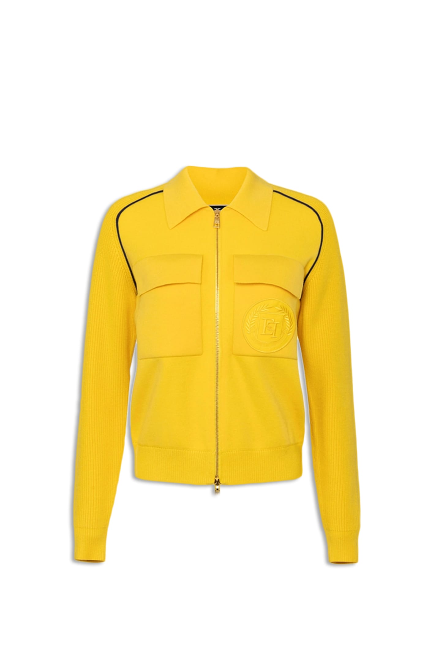 Shop Elisabetta Franchi Sweater In Yellow