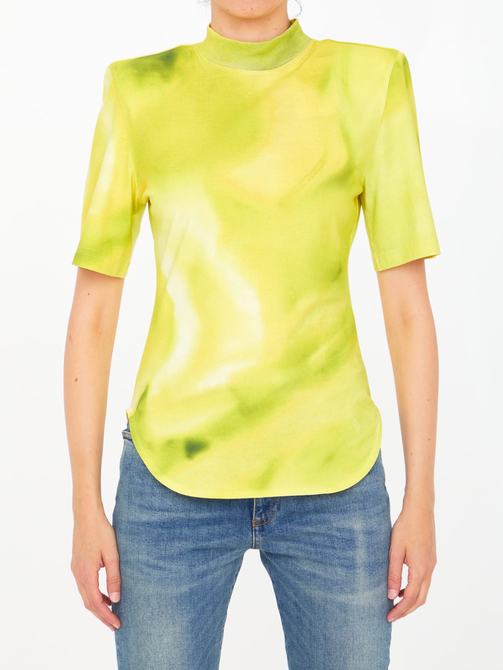 The Attico Tessa Yellow T-shirt
