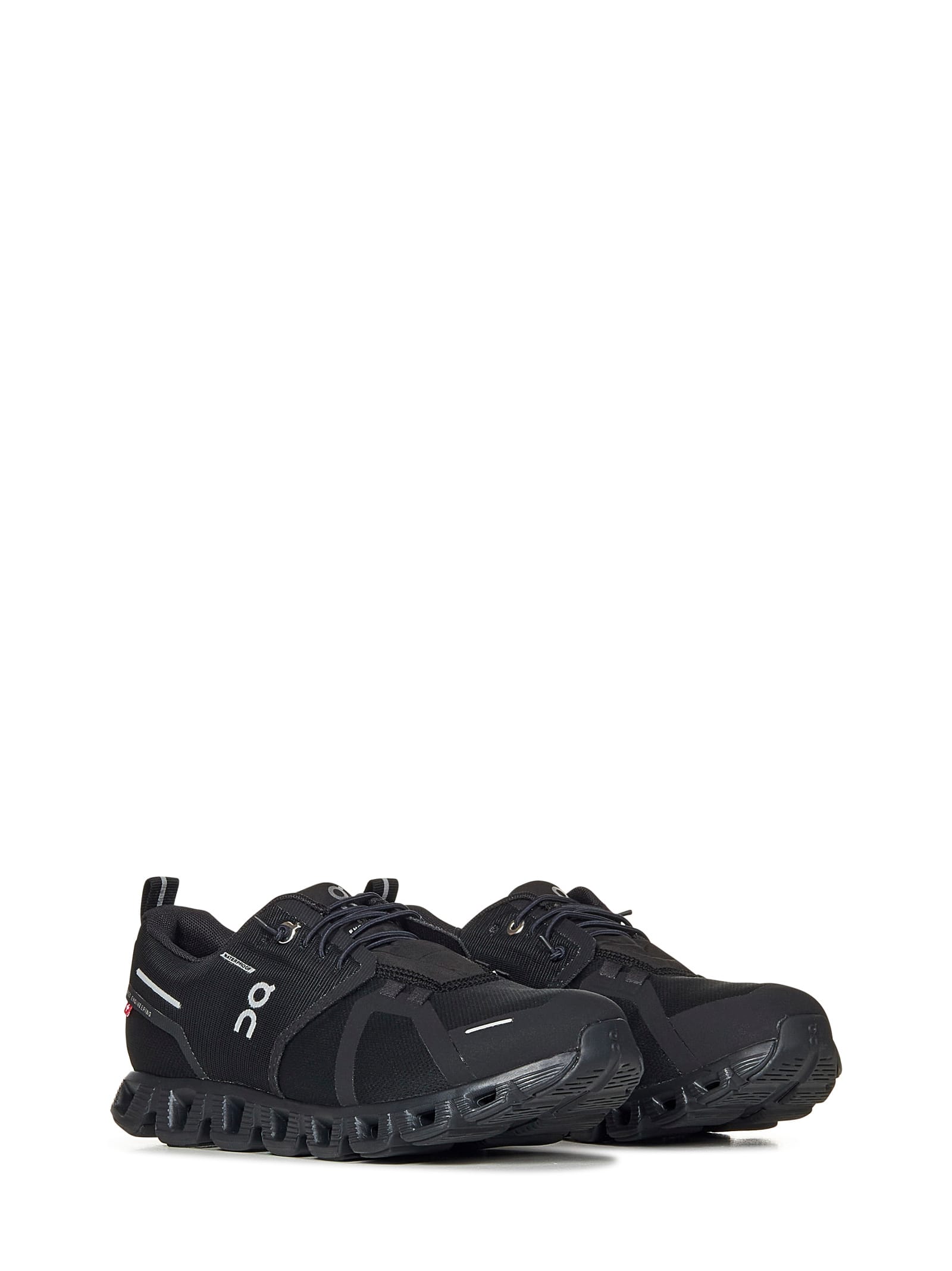 Shop On Running Cloud 5 Waterproof Sneakers In Black