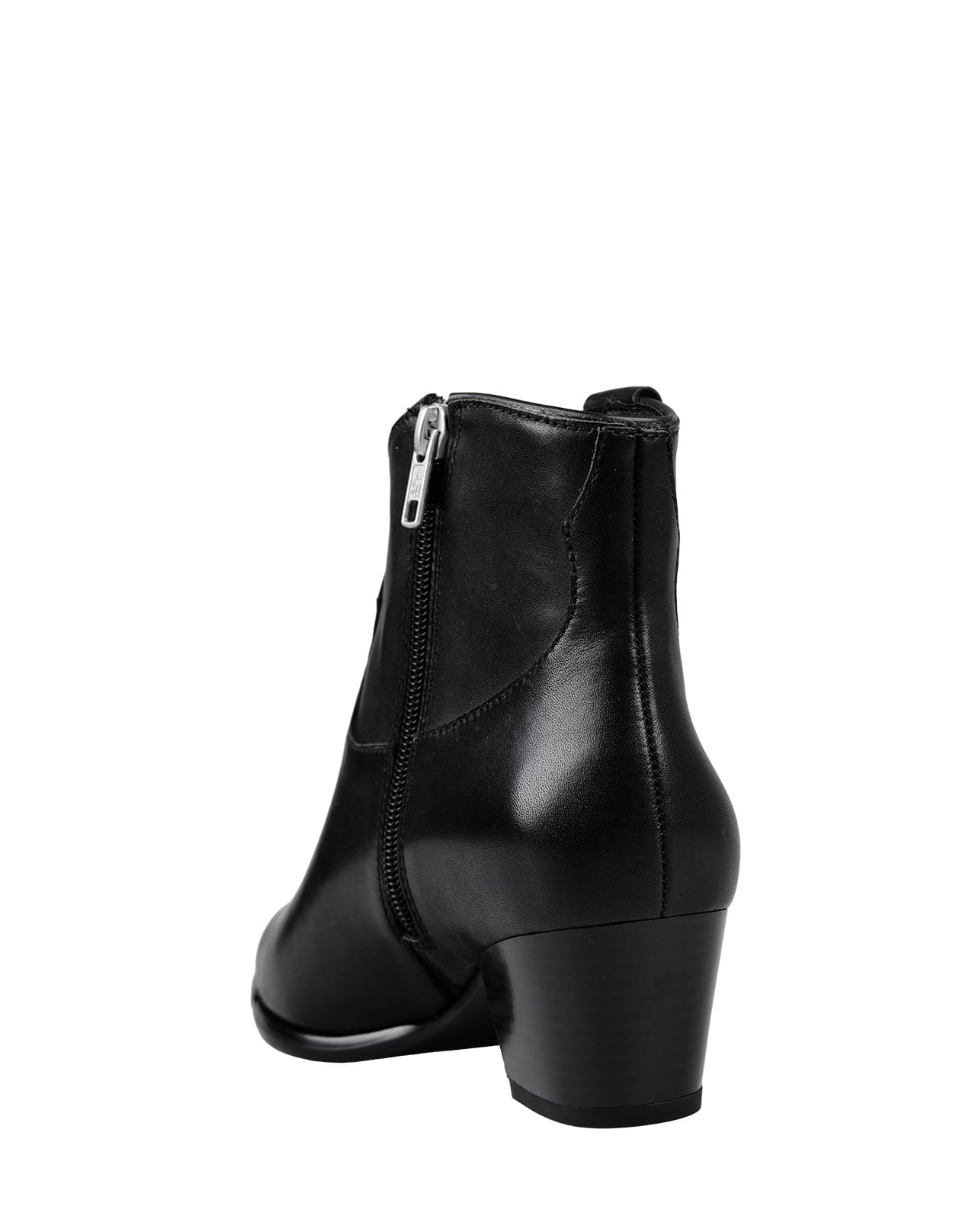 Shop Ash Fame Bis Ankle Boots In Black Leather