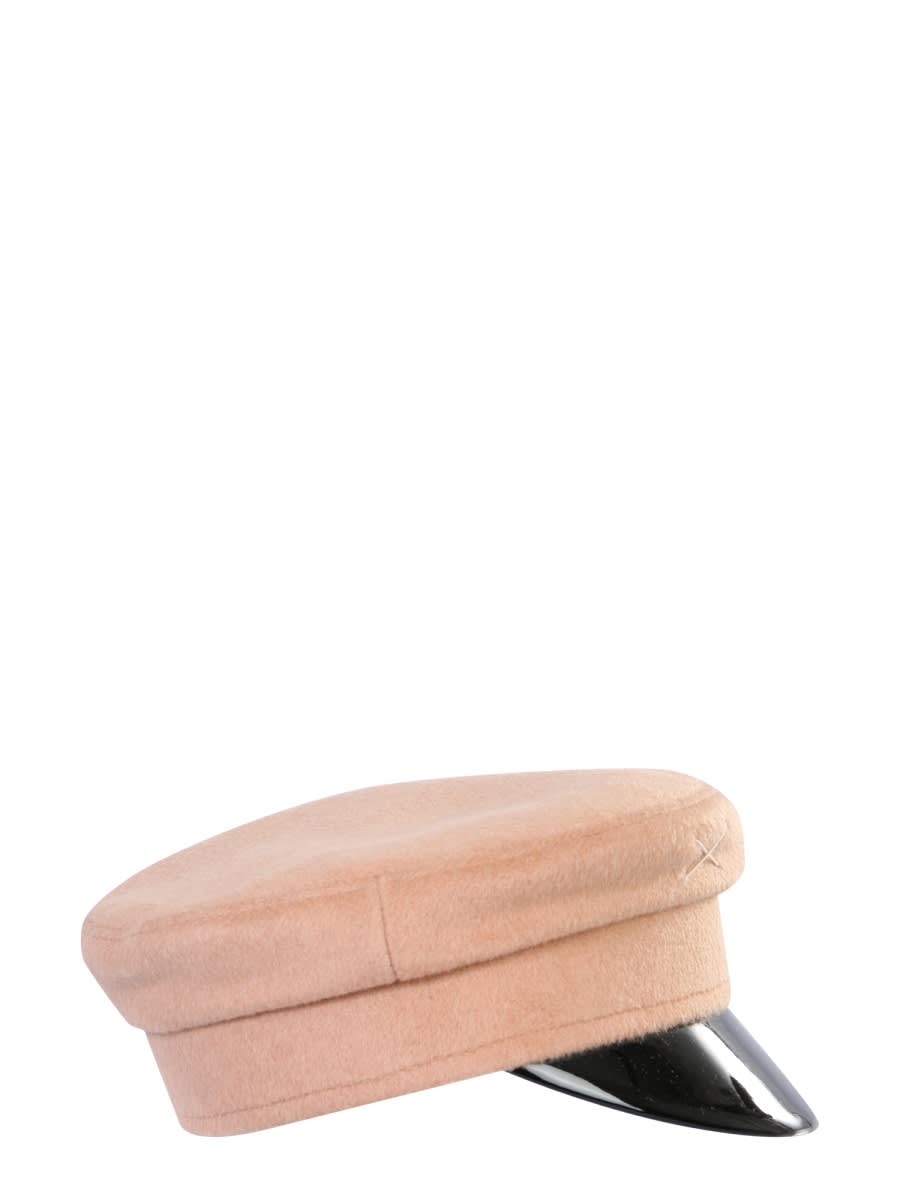 Shop Ruslan Baginskiy Baker Boy Hat In Beige