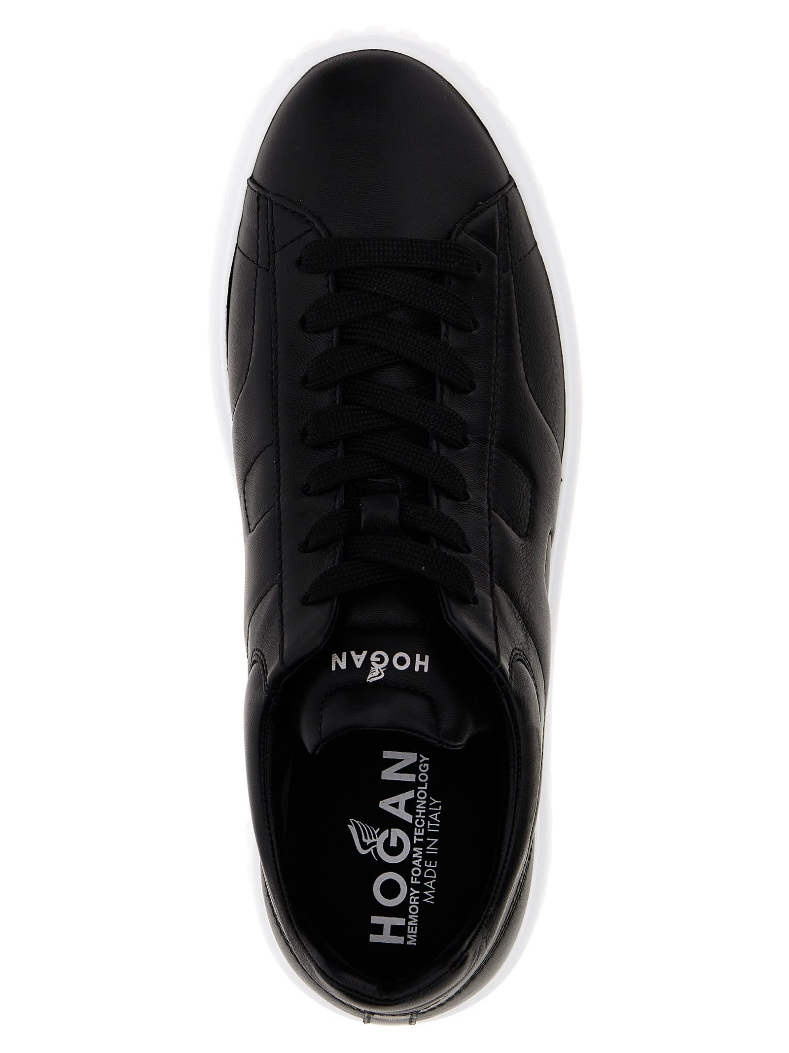 Hogan Sneaker H-stripes In Nero