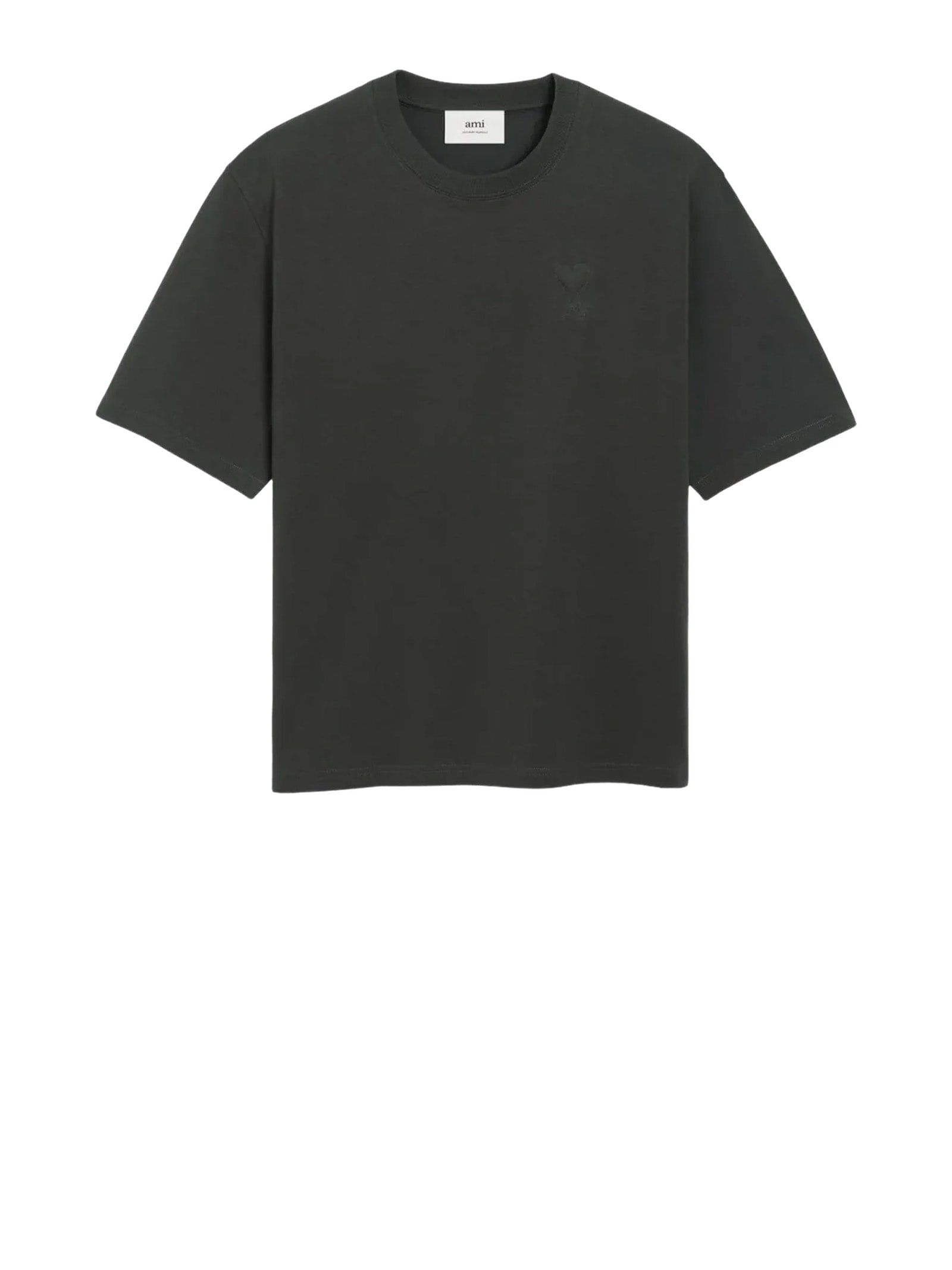 Ami Alexandre Mattiussi Ami T-shirts And Polos Black In Green