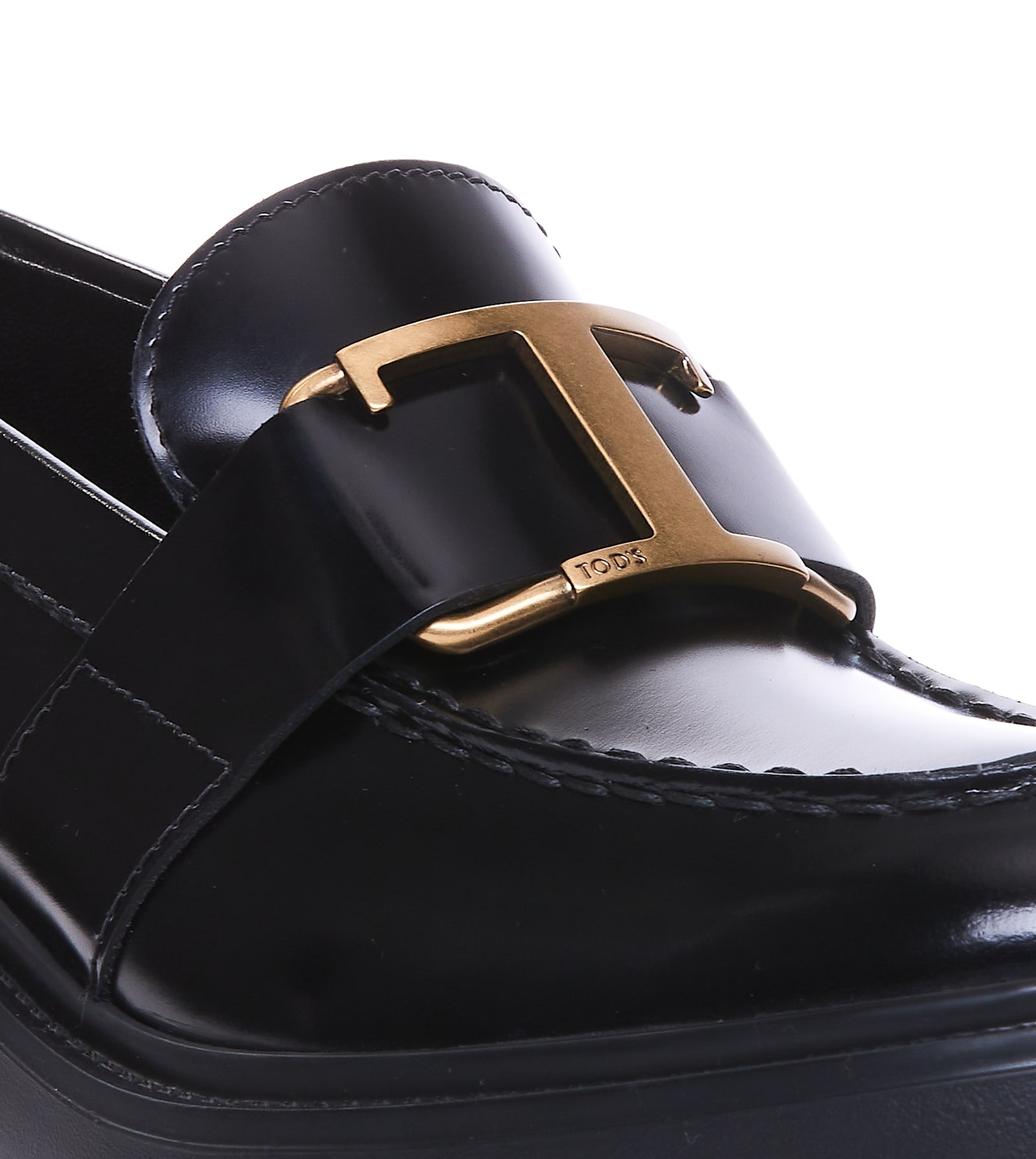 Shop Tod's Loafers In Black