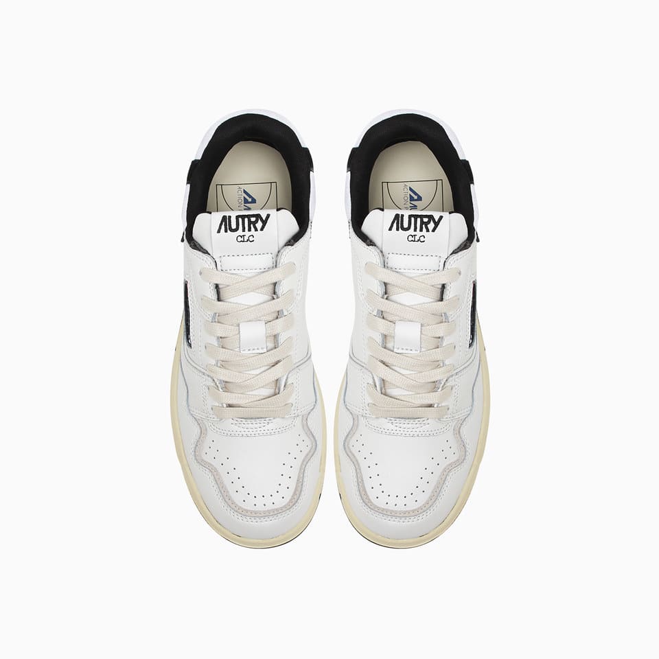 Shop Autry Clc Low Sneakers Rolw Mm04 In White