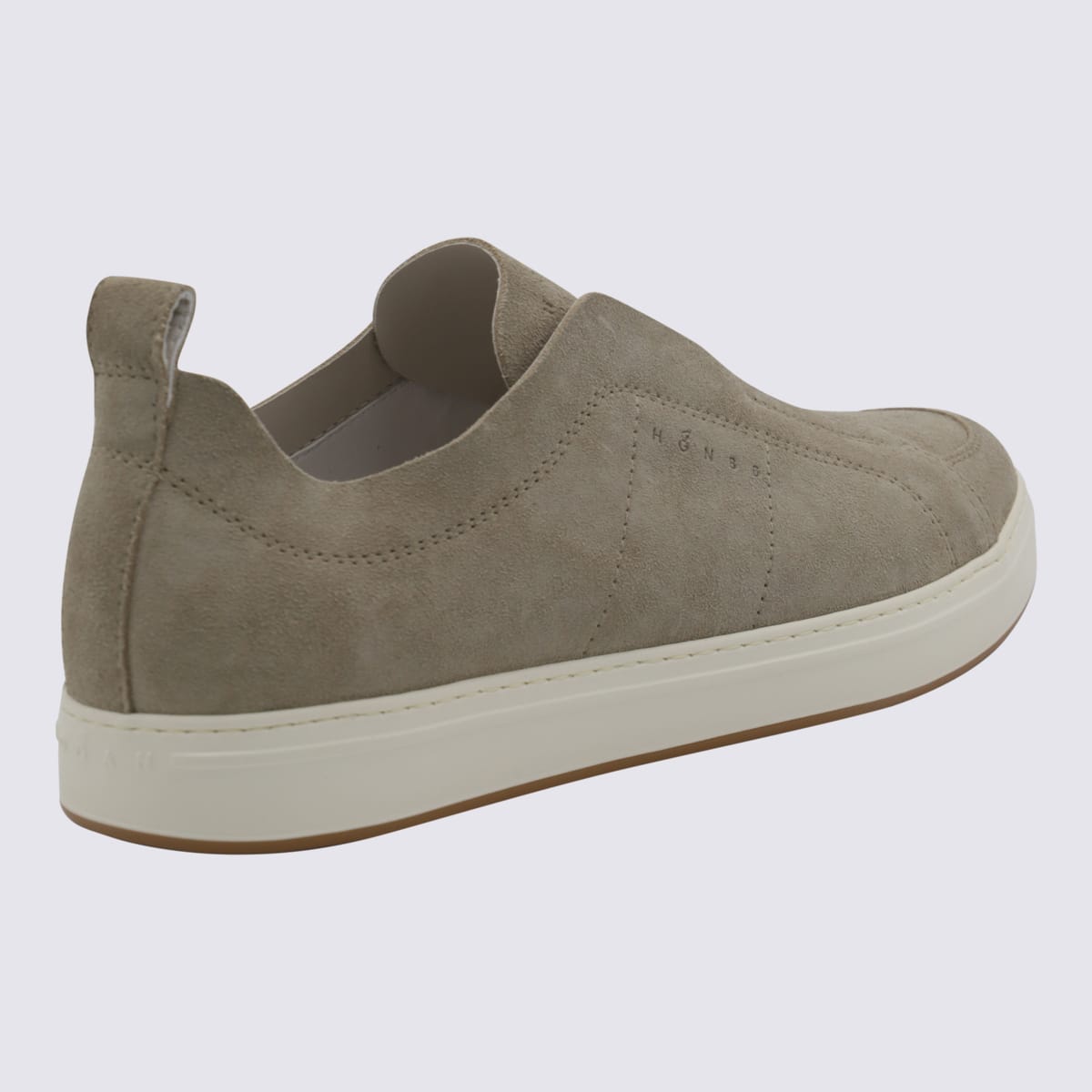 Hogan Slip On H-tv Sneakers In Sand