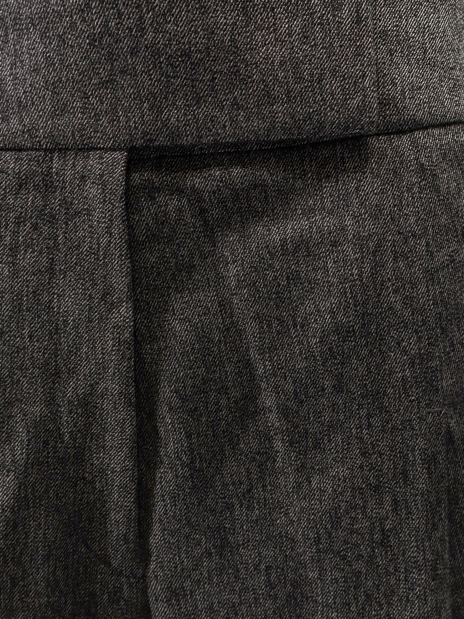 Hugo Boss Telda Viscose And Virgin Wool Trousers In Black