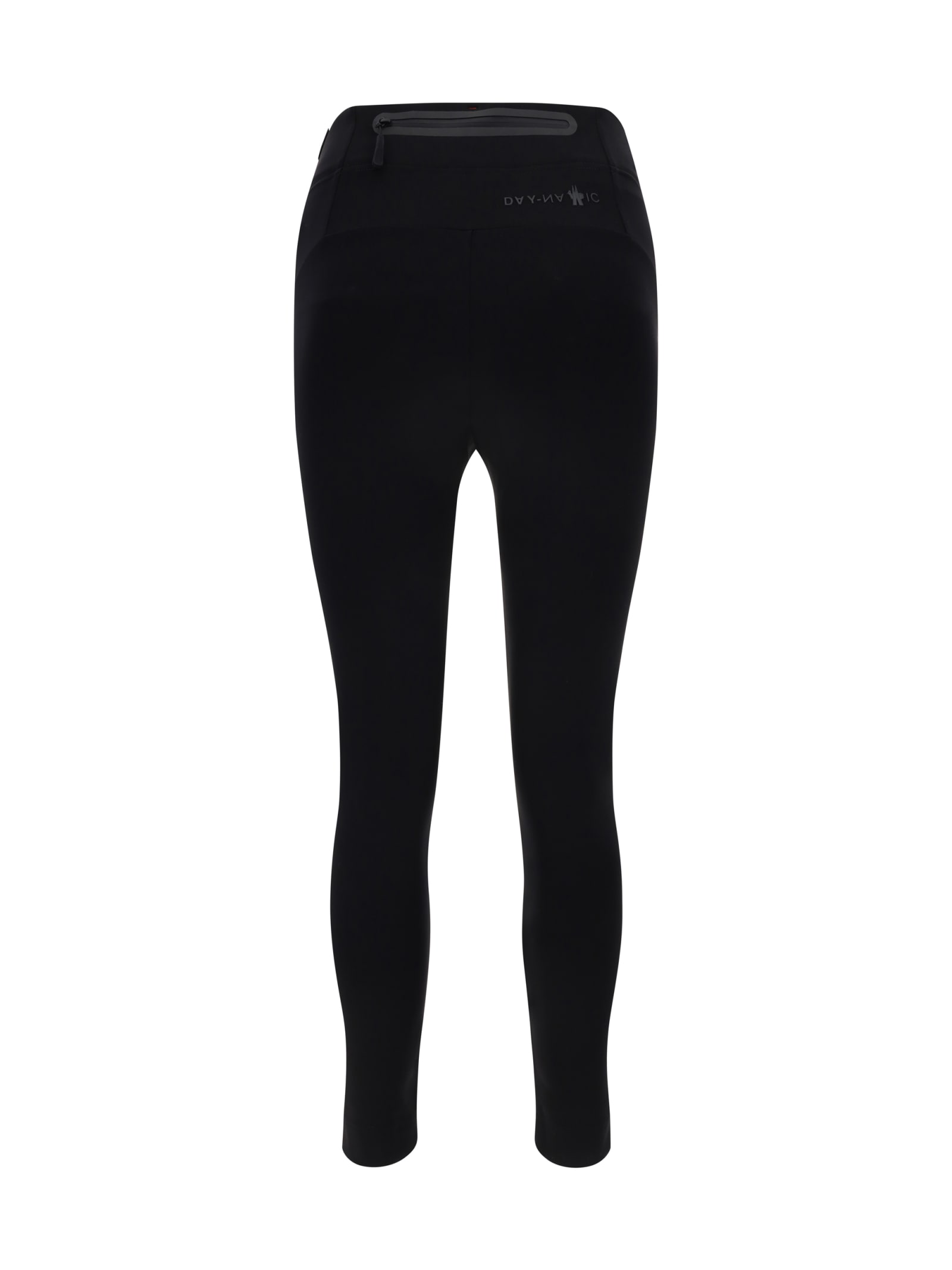 Shop Moncler Leggings In 999