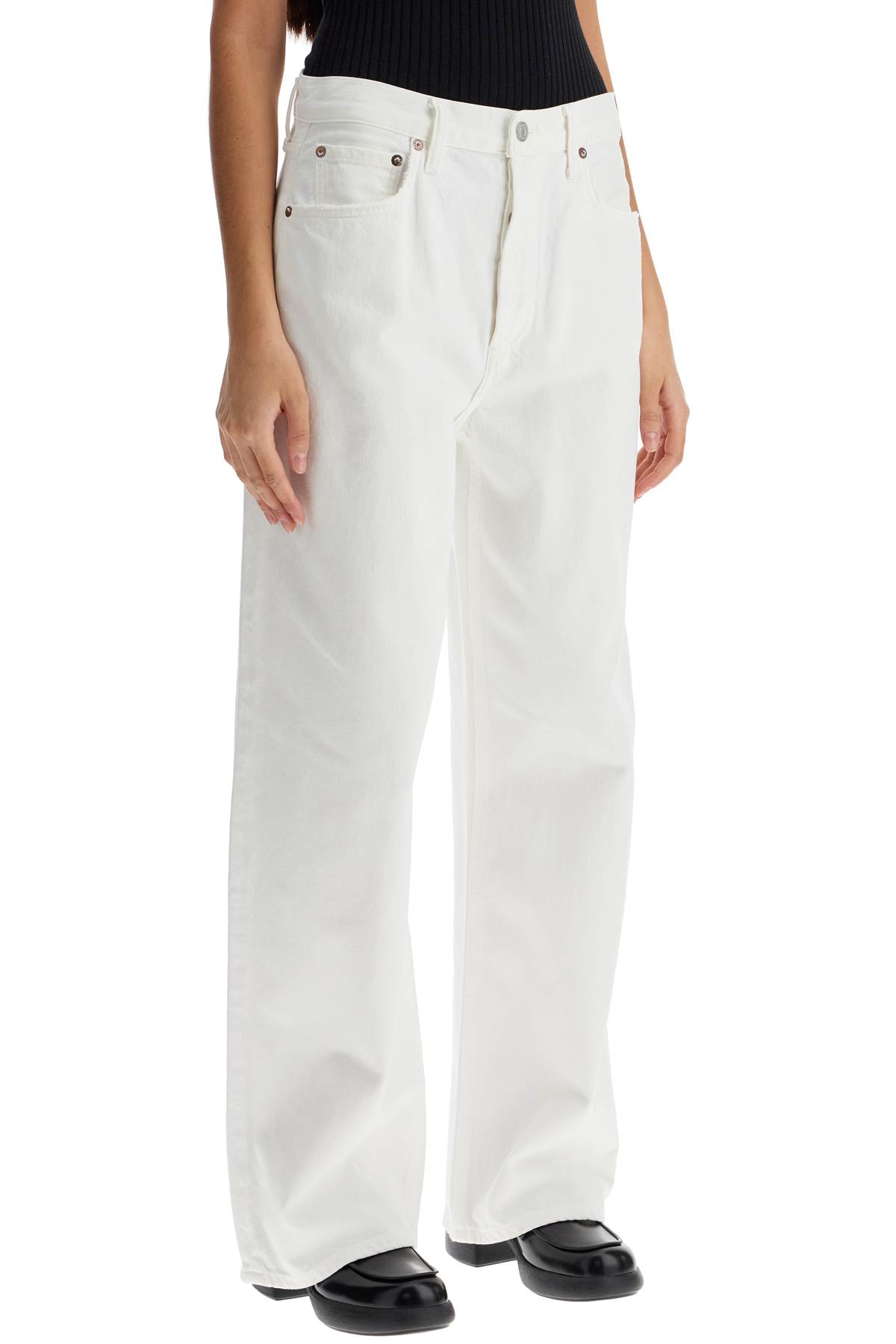 Shop Agolde Low-slung Baggy Jeans
