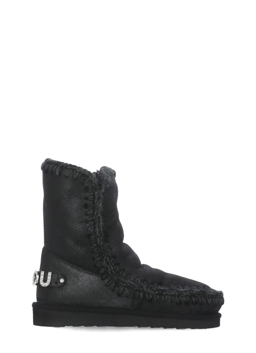 Shop Mou Eskimo 24 Boots With Logo In Black