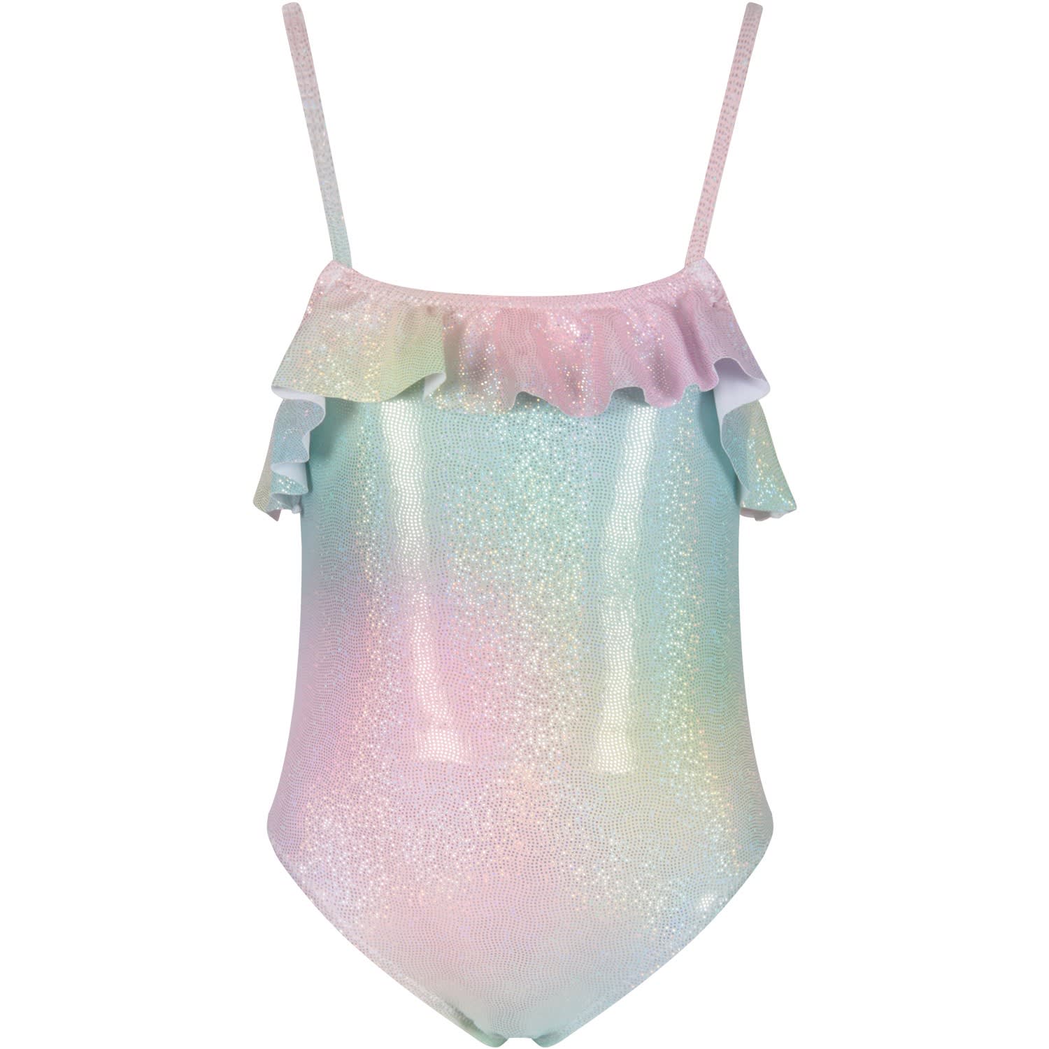 Billieblush Kids' Multicolor Girl Swimsuit With Glitter In (unico ...