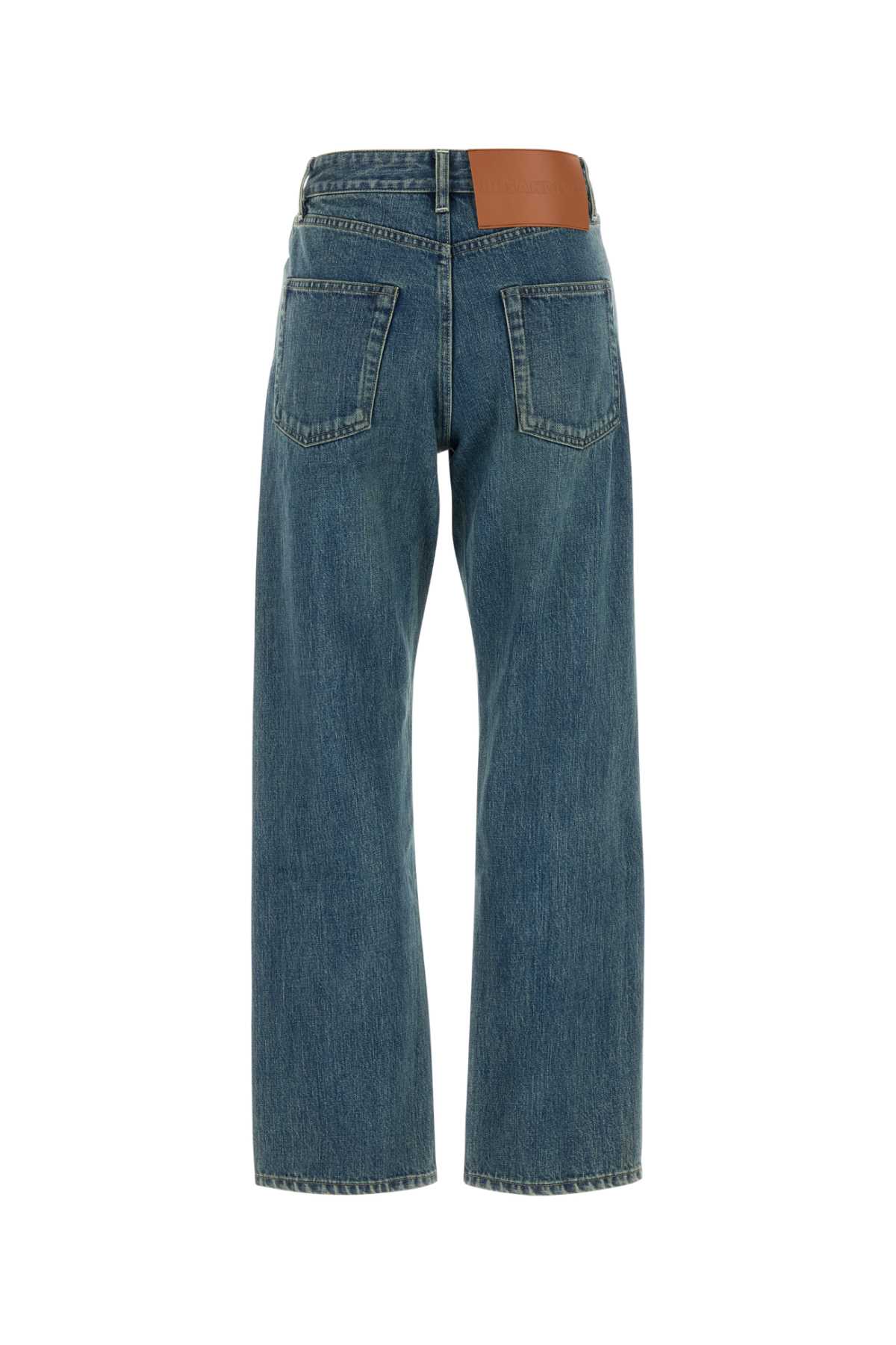 Jil Sander Slim Twist Jeans With Belt Loops In 420