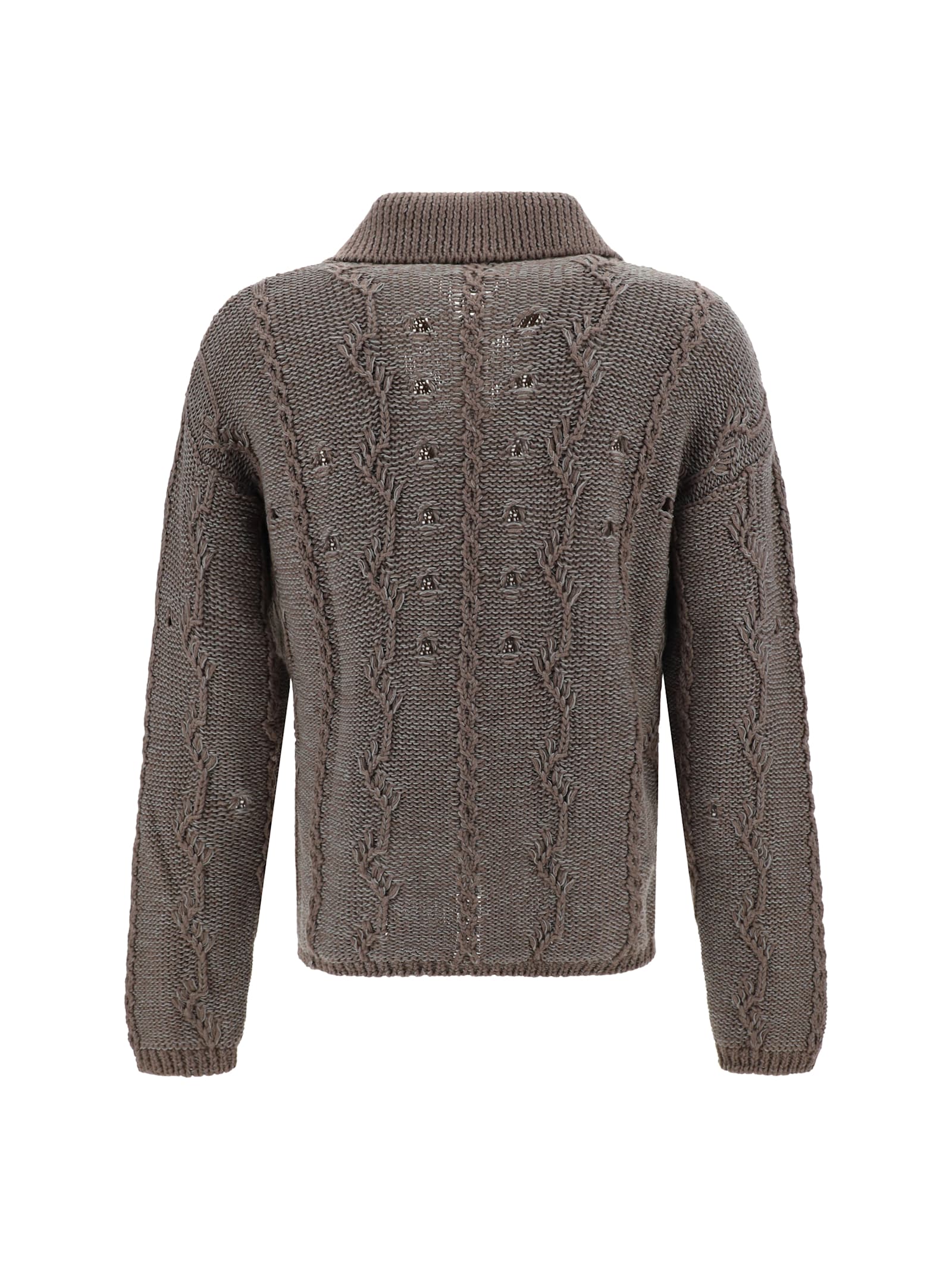 Shop Roa Sweater In Grigio Tortora