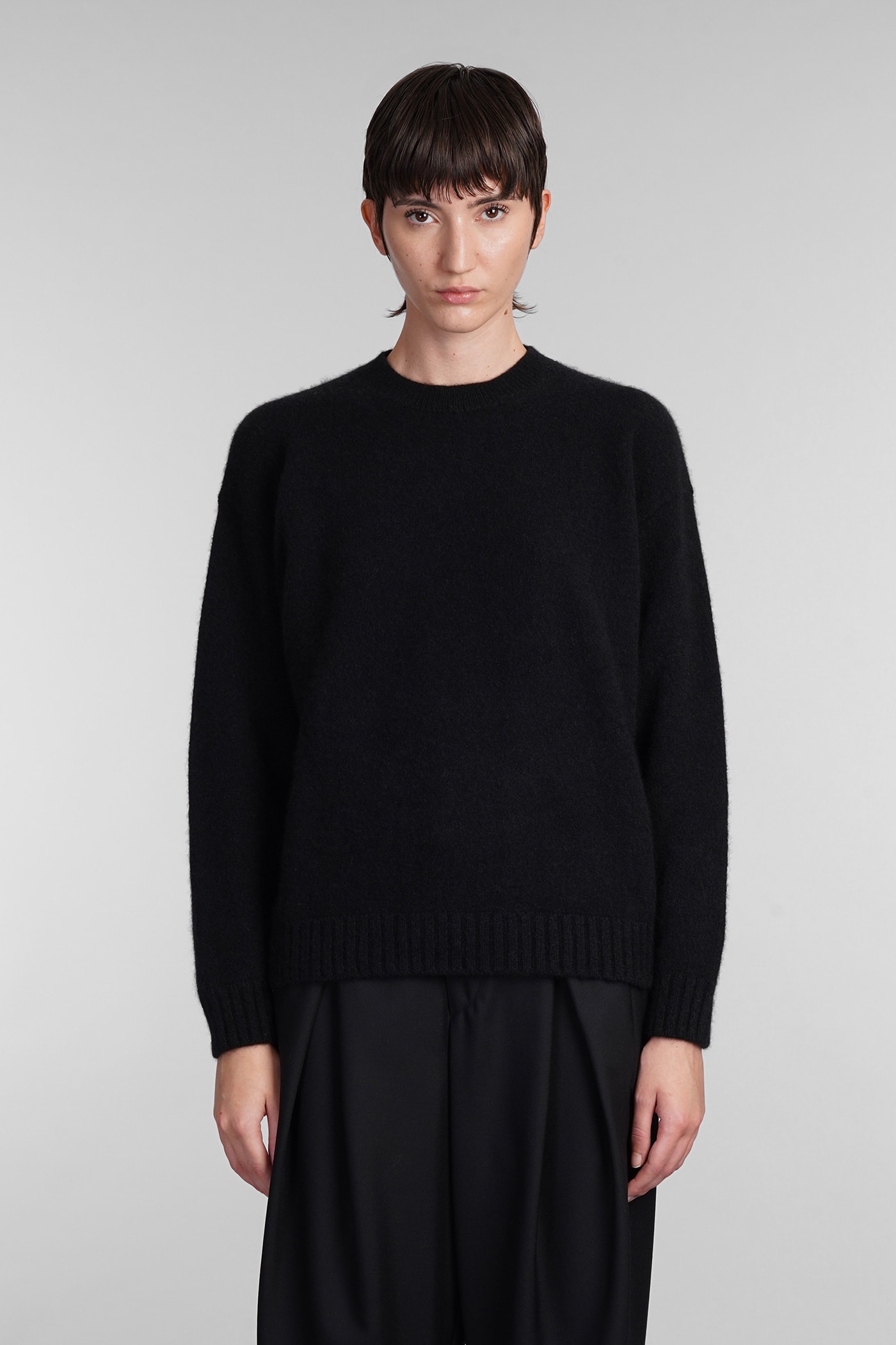 Knitwear In Black Cashmere