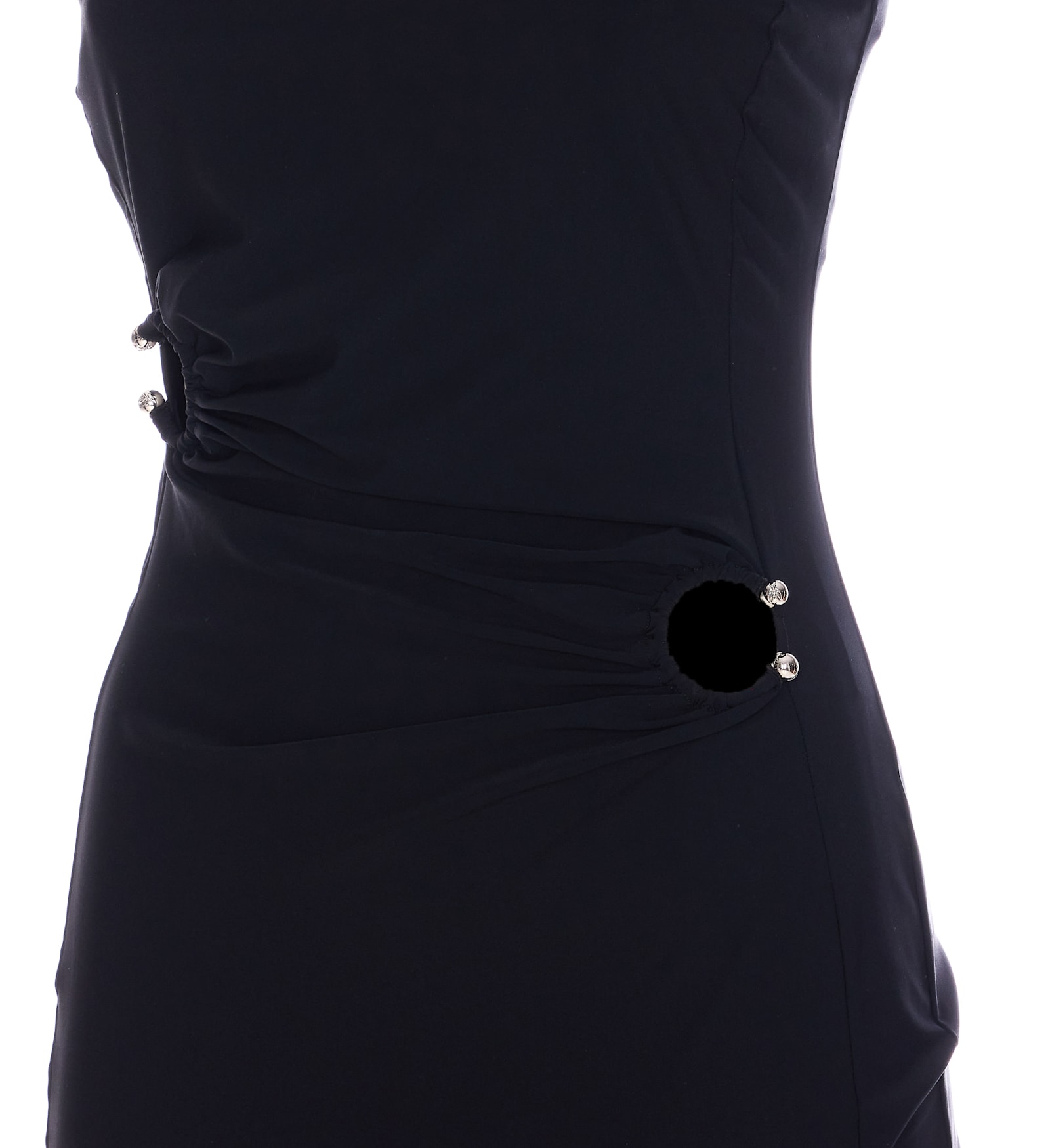 PATRIZIA PEPE MIDI DRESS WITH PIERCING 
