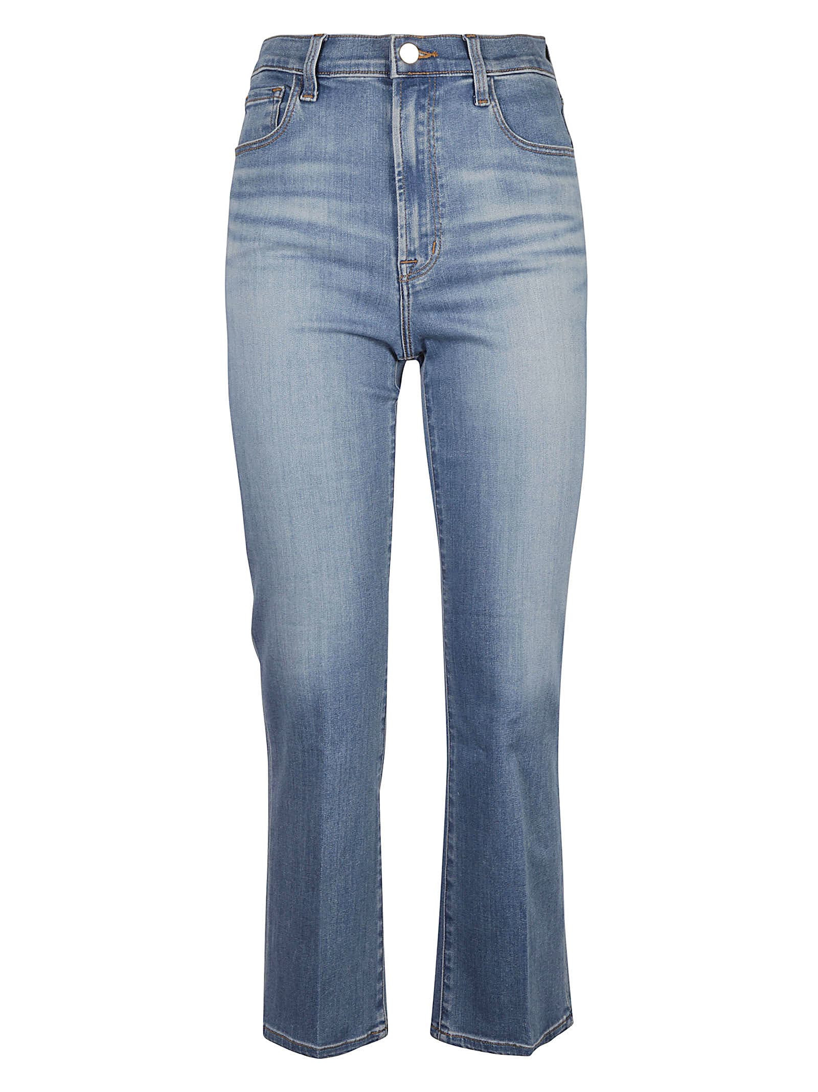 J Brand Franky High Rise Crop Boot Jeans In Earthen