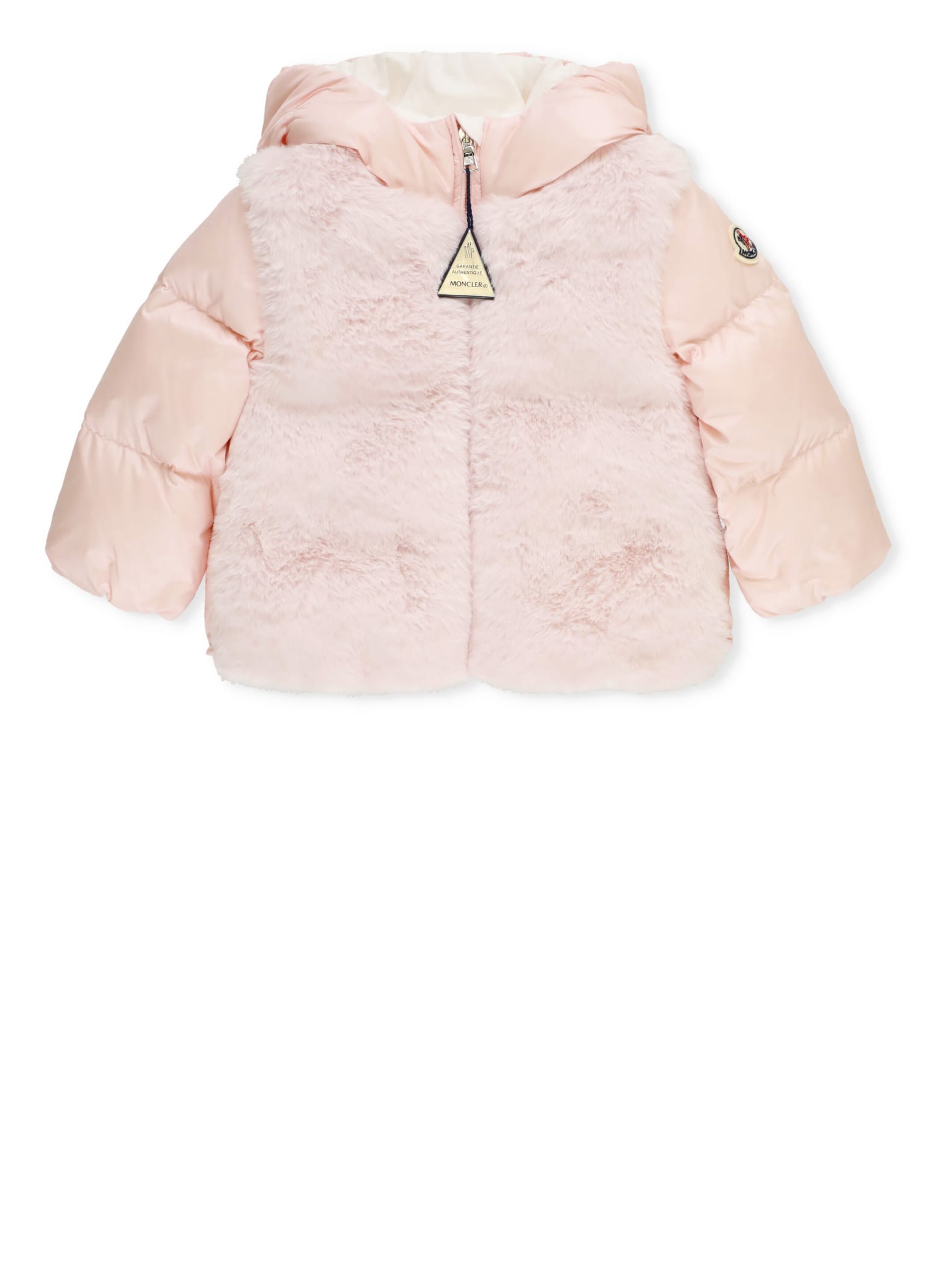 Moncler Babies' Natas Down Jacket In Pink
