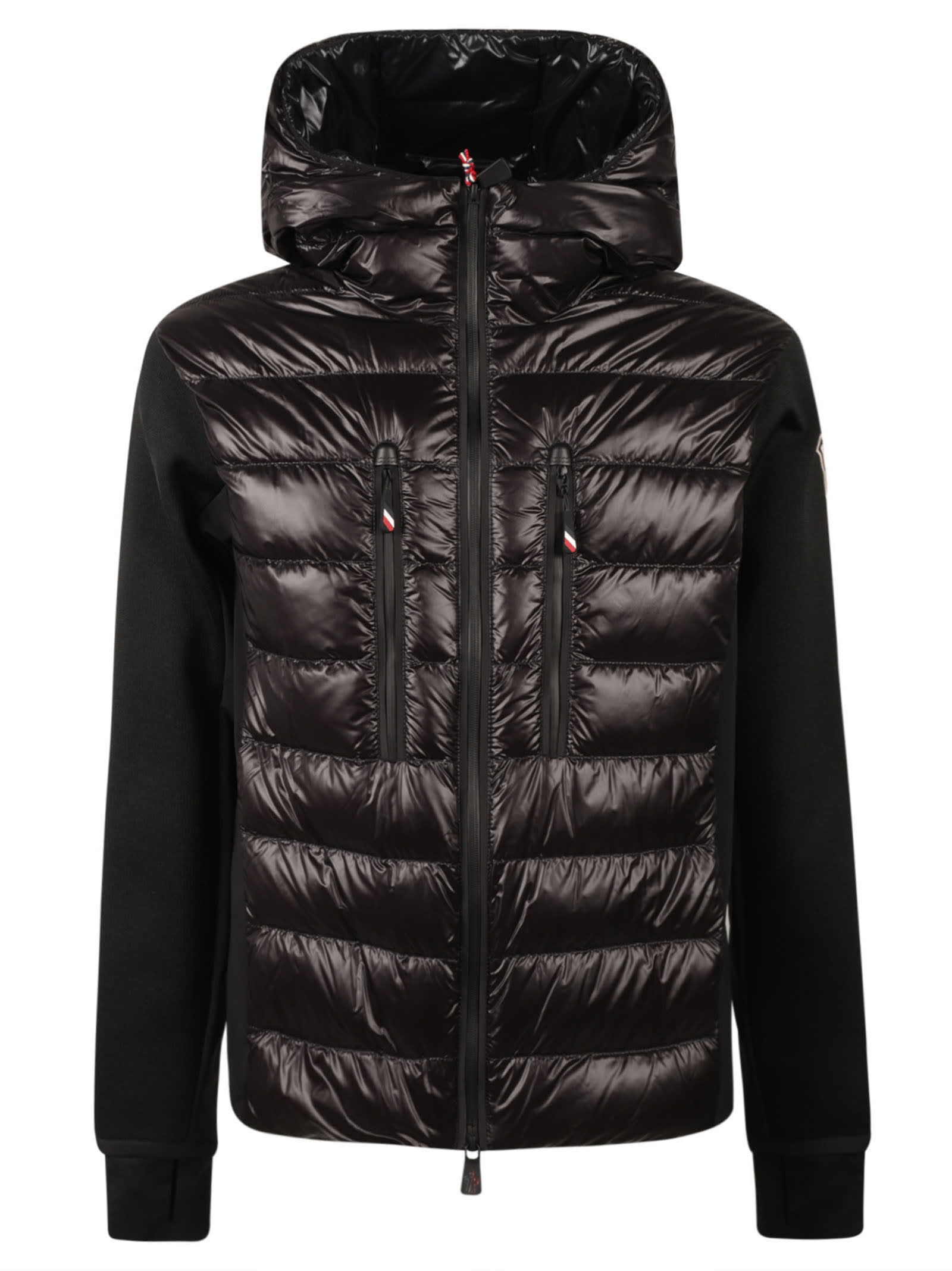 Shop Moncler Tricot Cardigan In Black