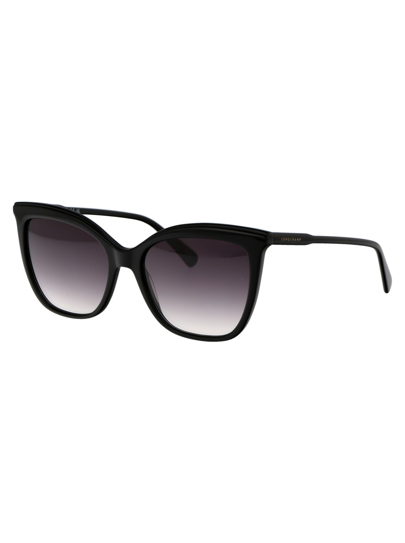 Shop Longchamp Lo729s Sunglasses In 001 Black