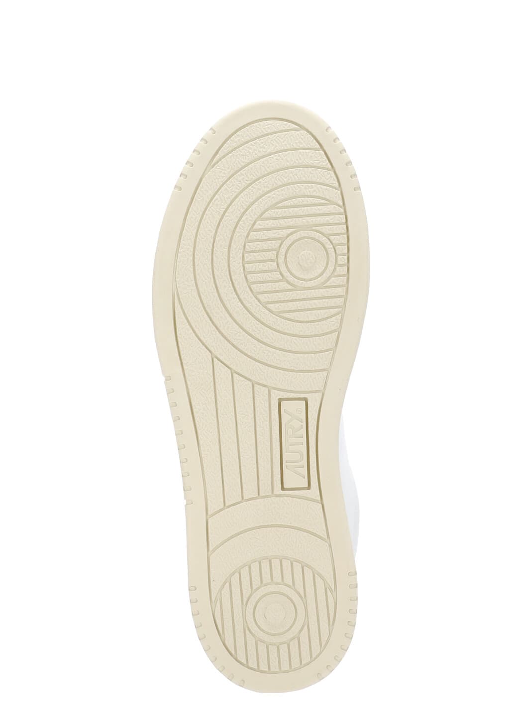 Autry Medalist Low-top Bicolor Leather Sneakers In White/light Blue