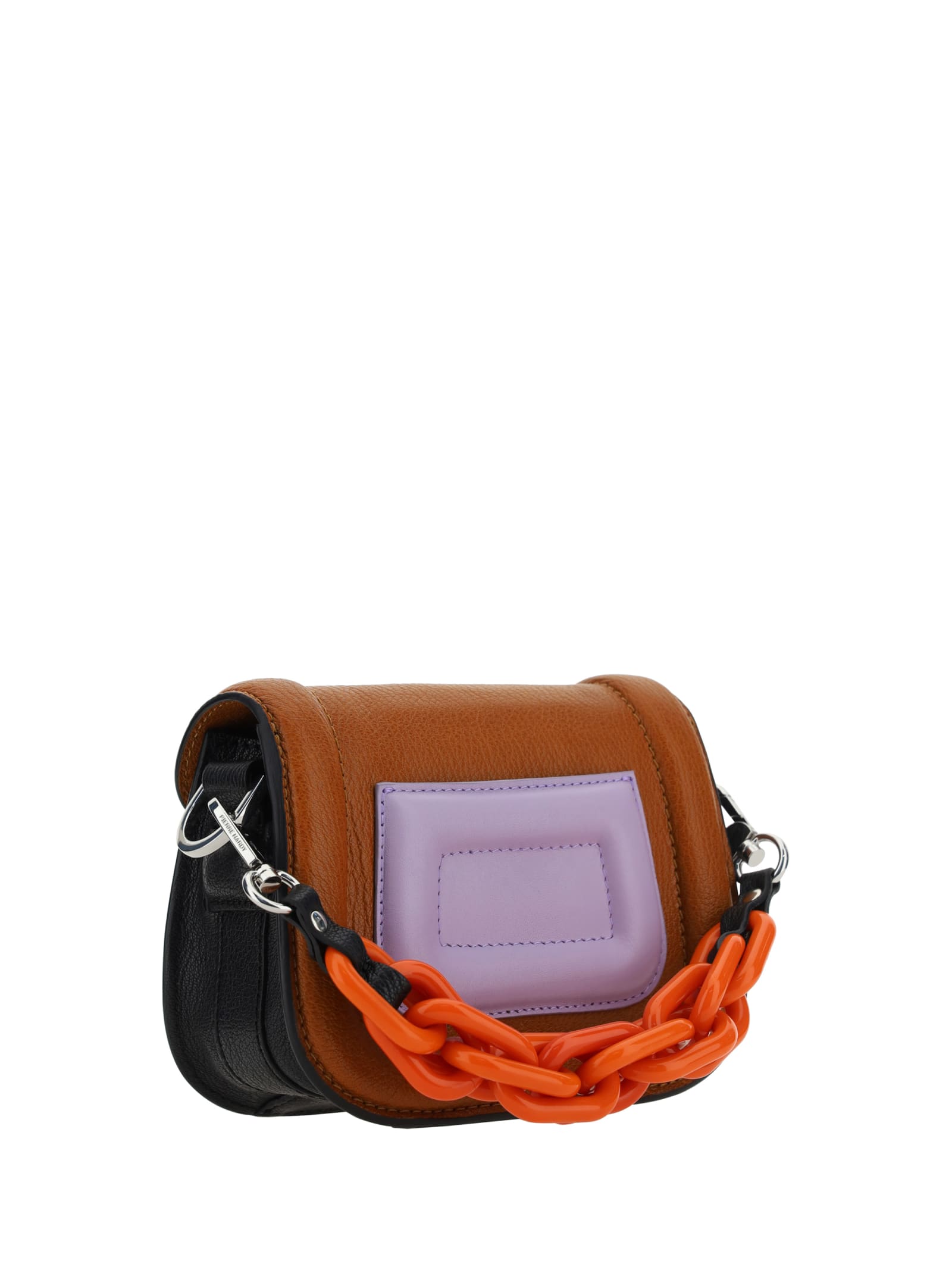 Shop Pierre Hardy Alphaville Handbag In Tan/orange