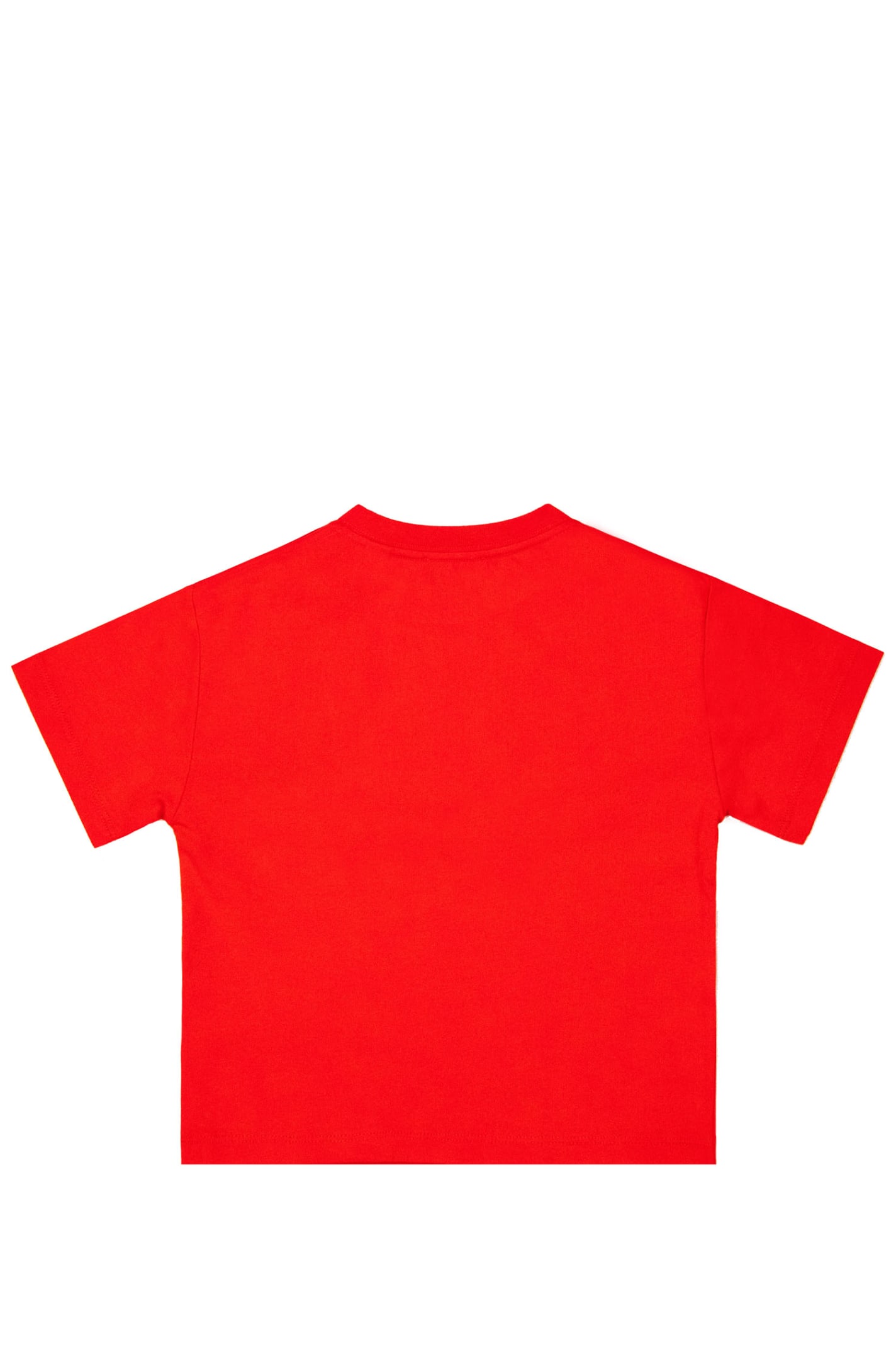 Shop Burberry Cotton T-shirt In Red