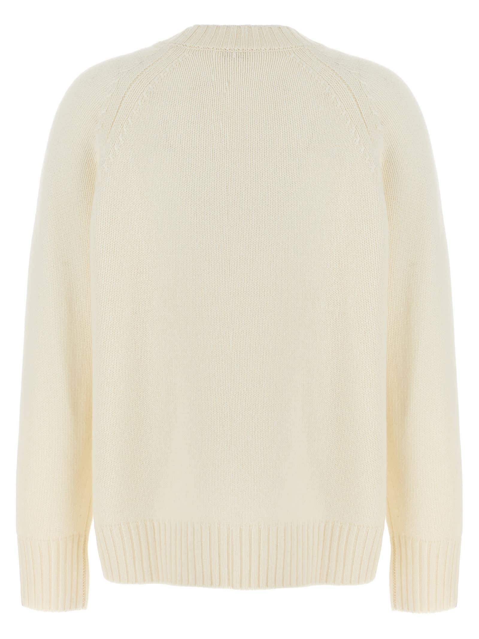 Shop P.a.r.o.s.h Wood Sweater In White