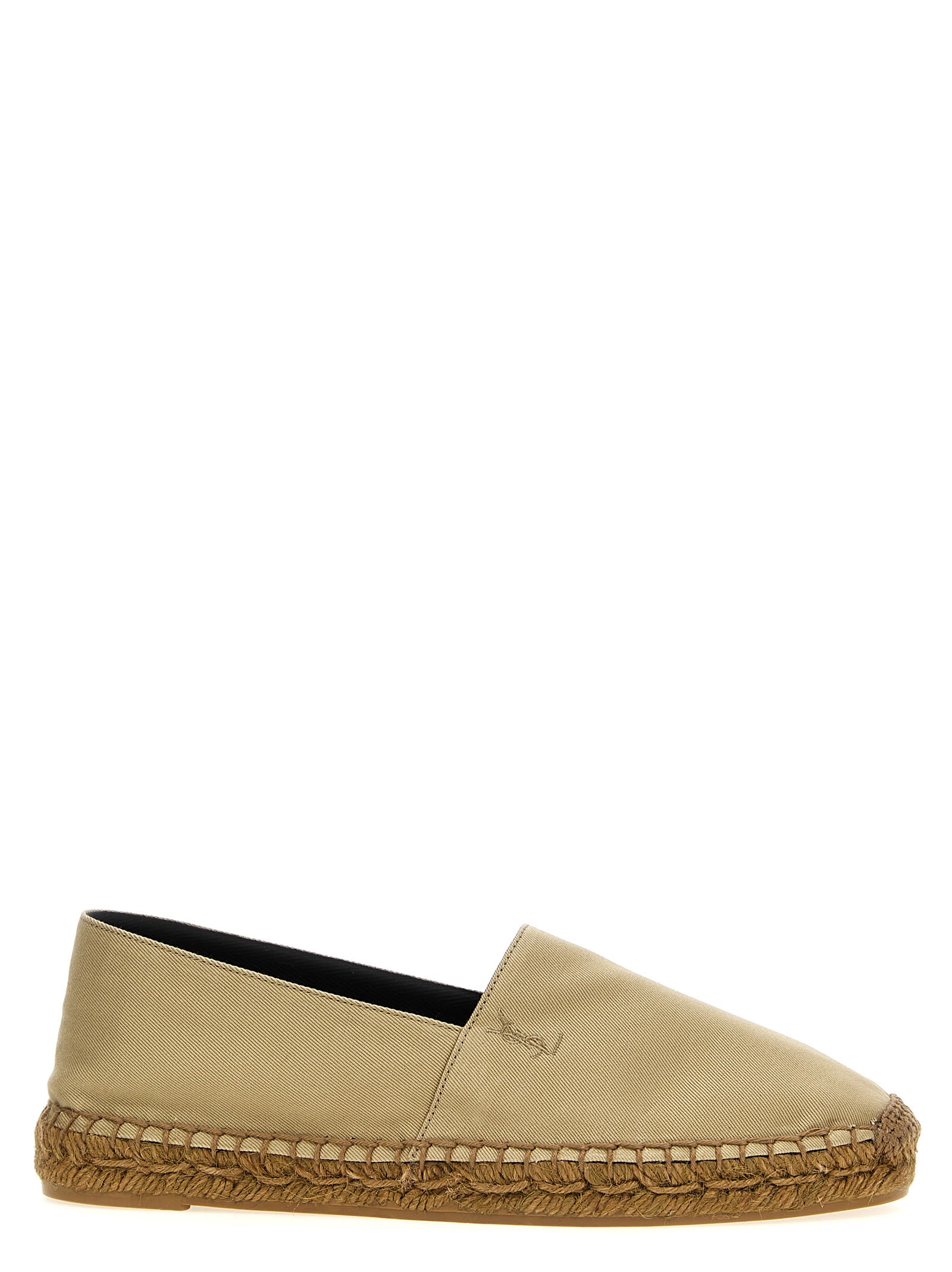 Logo Embroidery Espadrilles - Saint Laurent - Modalova