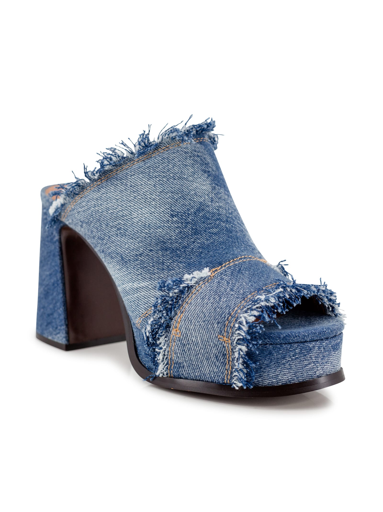 Shop Ash Denim Wedge By