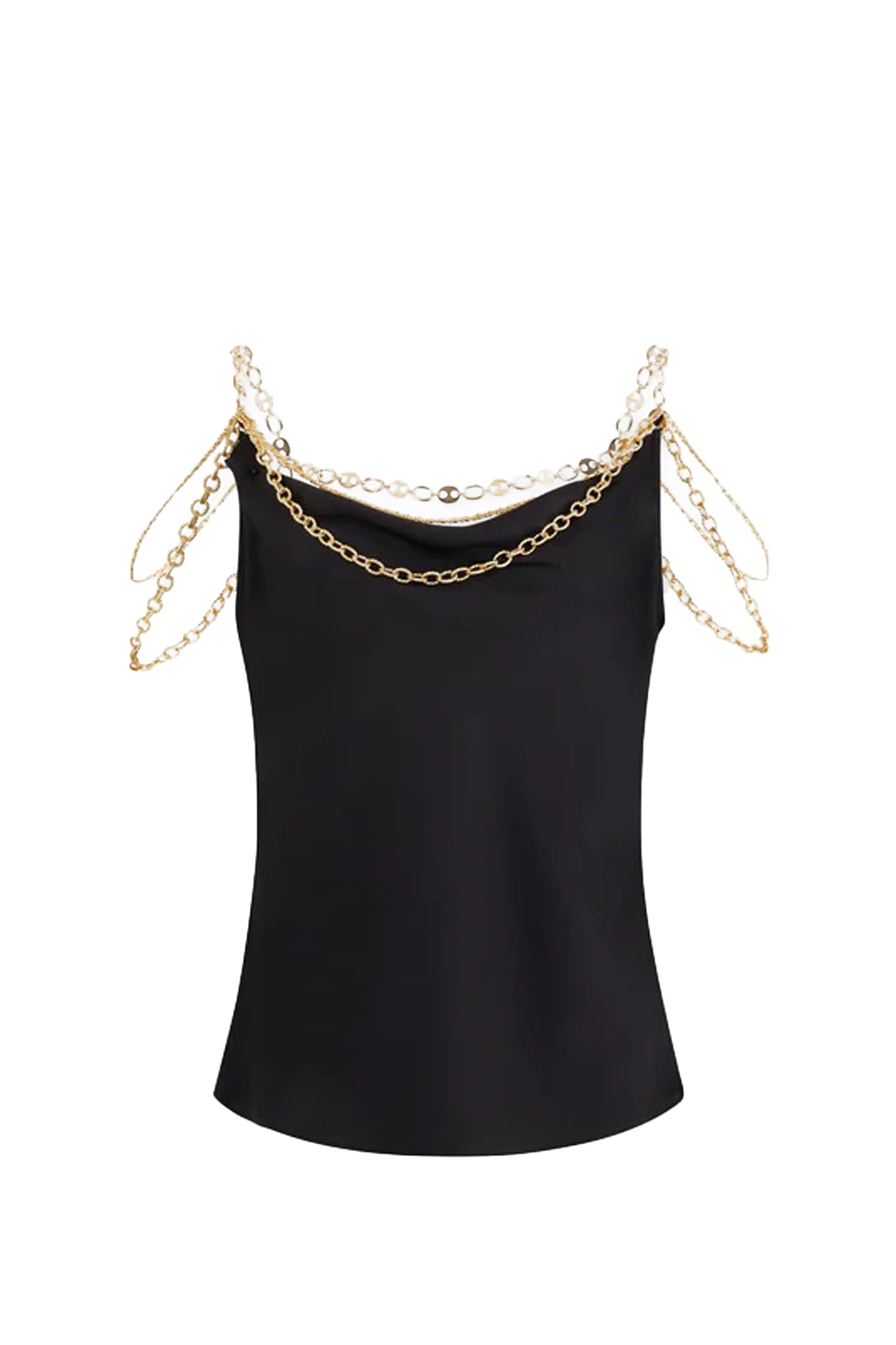 Shop Rabanne Top In Black