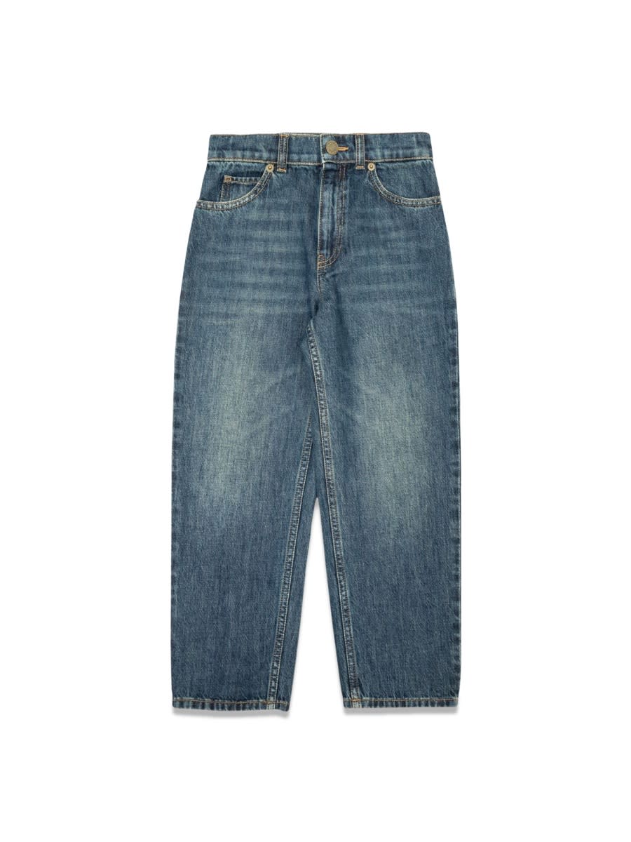 Gucci Kids Dark Wash Straight Jeans (4-12 Years) In Denim