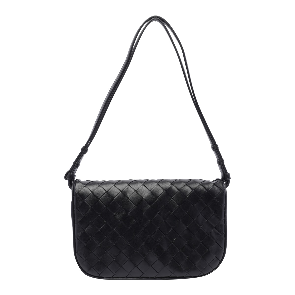 Shop Bottega Veneta Intrecciato Pouch In Black