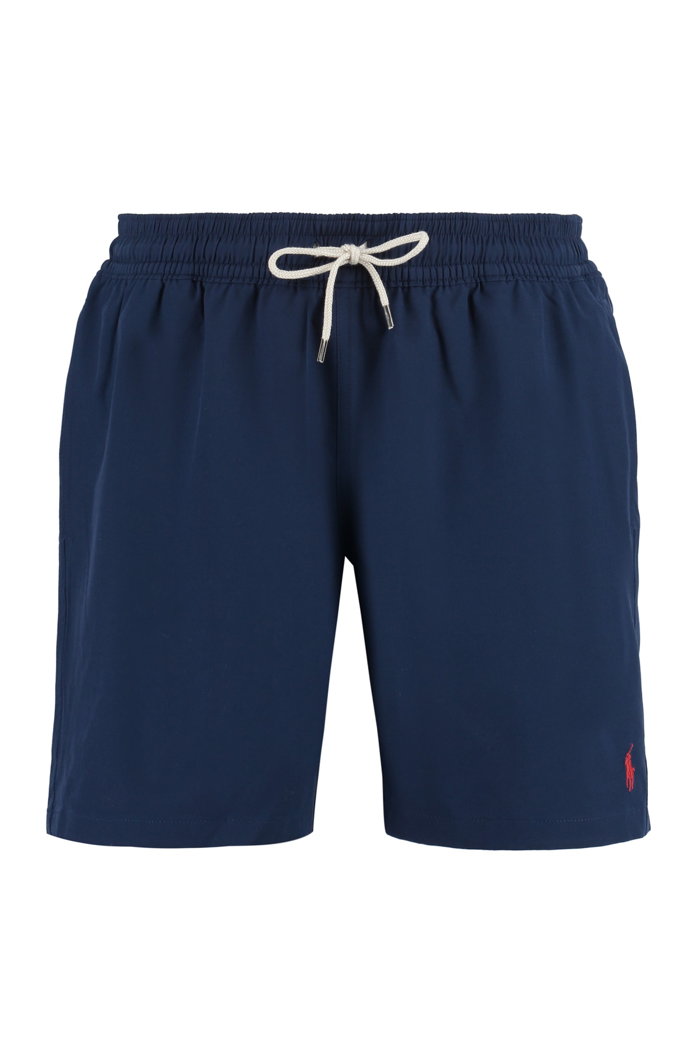 Shop Polo Ralph Lauren Nylon Swim Shorts In Blue