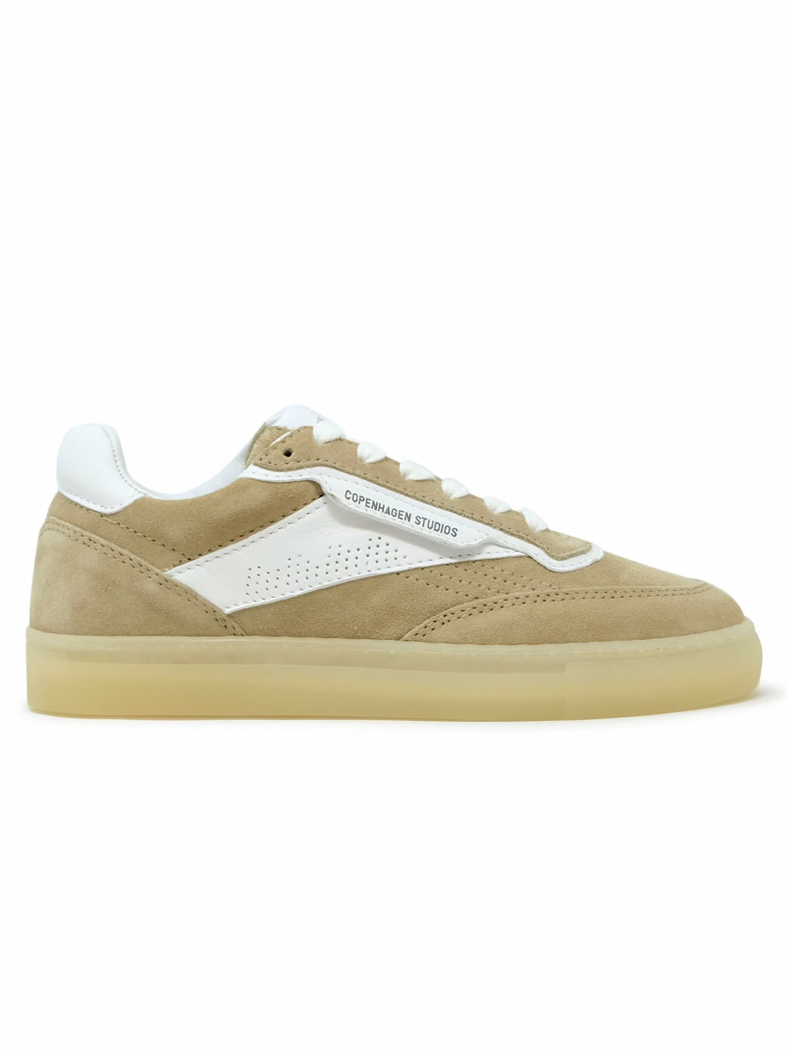 Sand/white Suede Sneakers