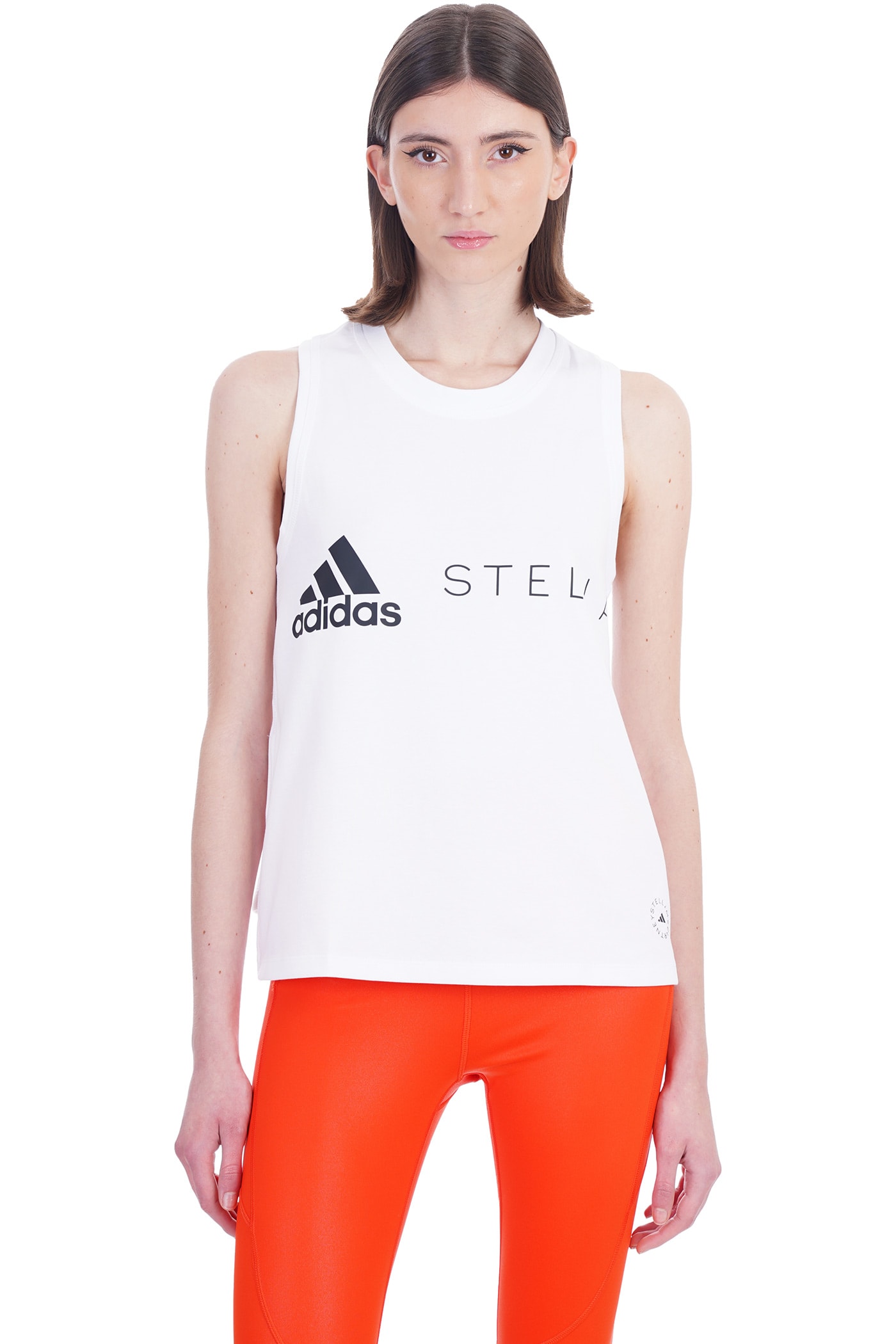 Adidas by Stella McCartney Topwear In White Synthetic Fibers