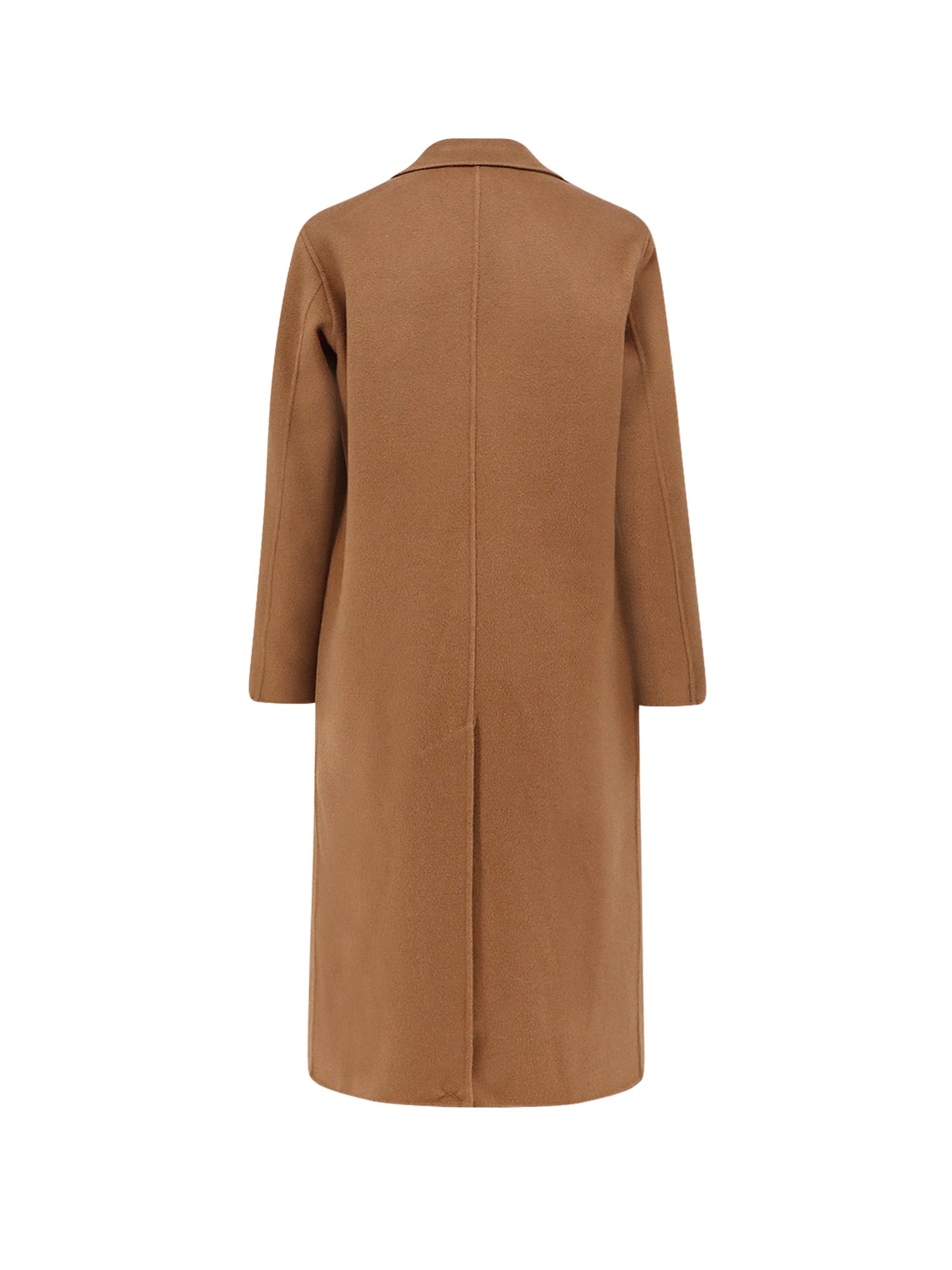 Paltò Arianna Db Wool Coat In Brown