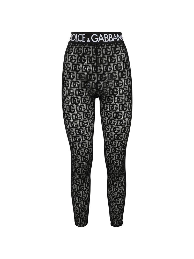 Dolce & Gabbana Logo Pattern Elastic Waistband