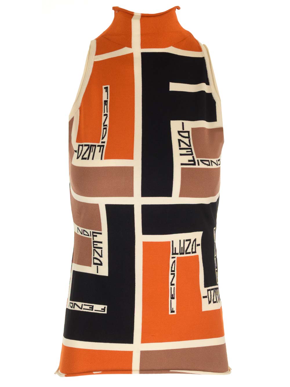 Shop Fendi Top In Multicolor