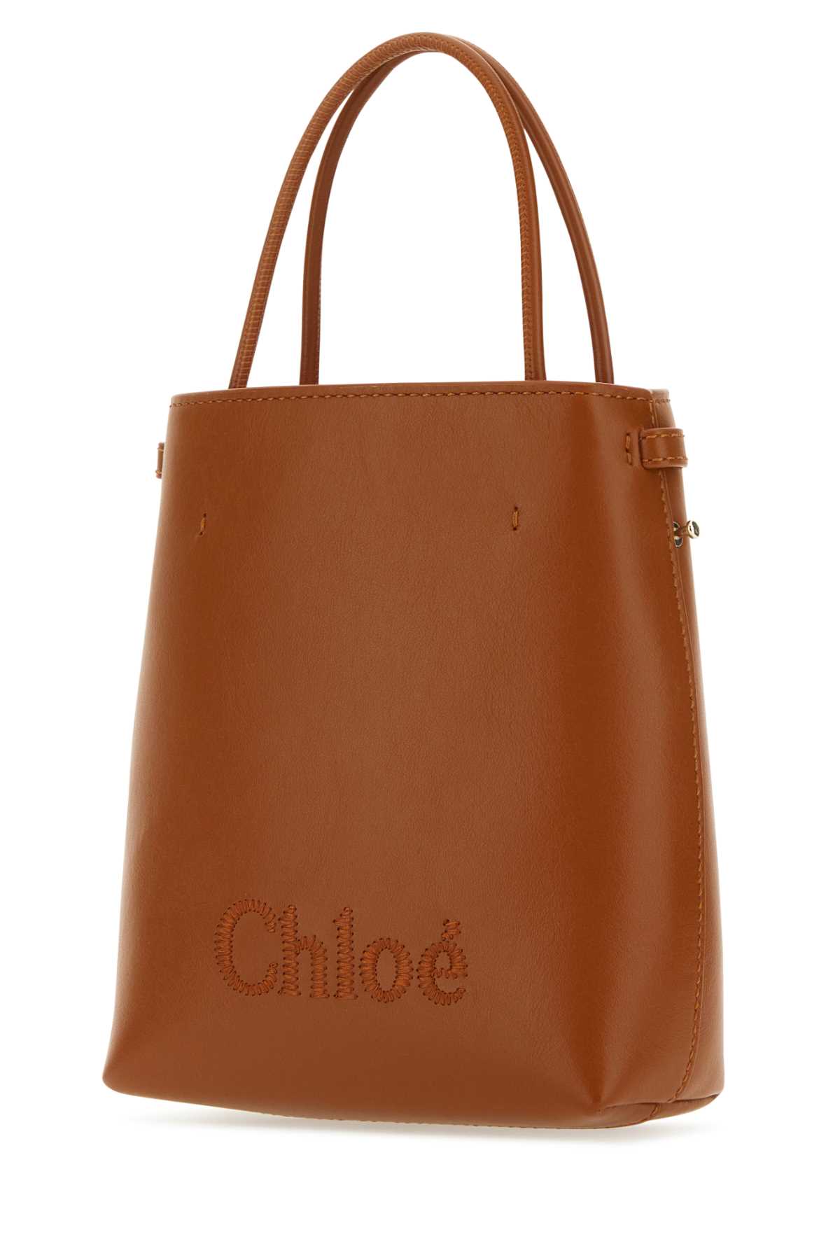 Chloé Caramel Leather Micro Sense Handbag