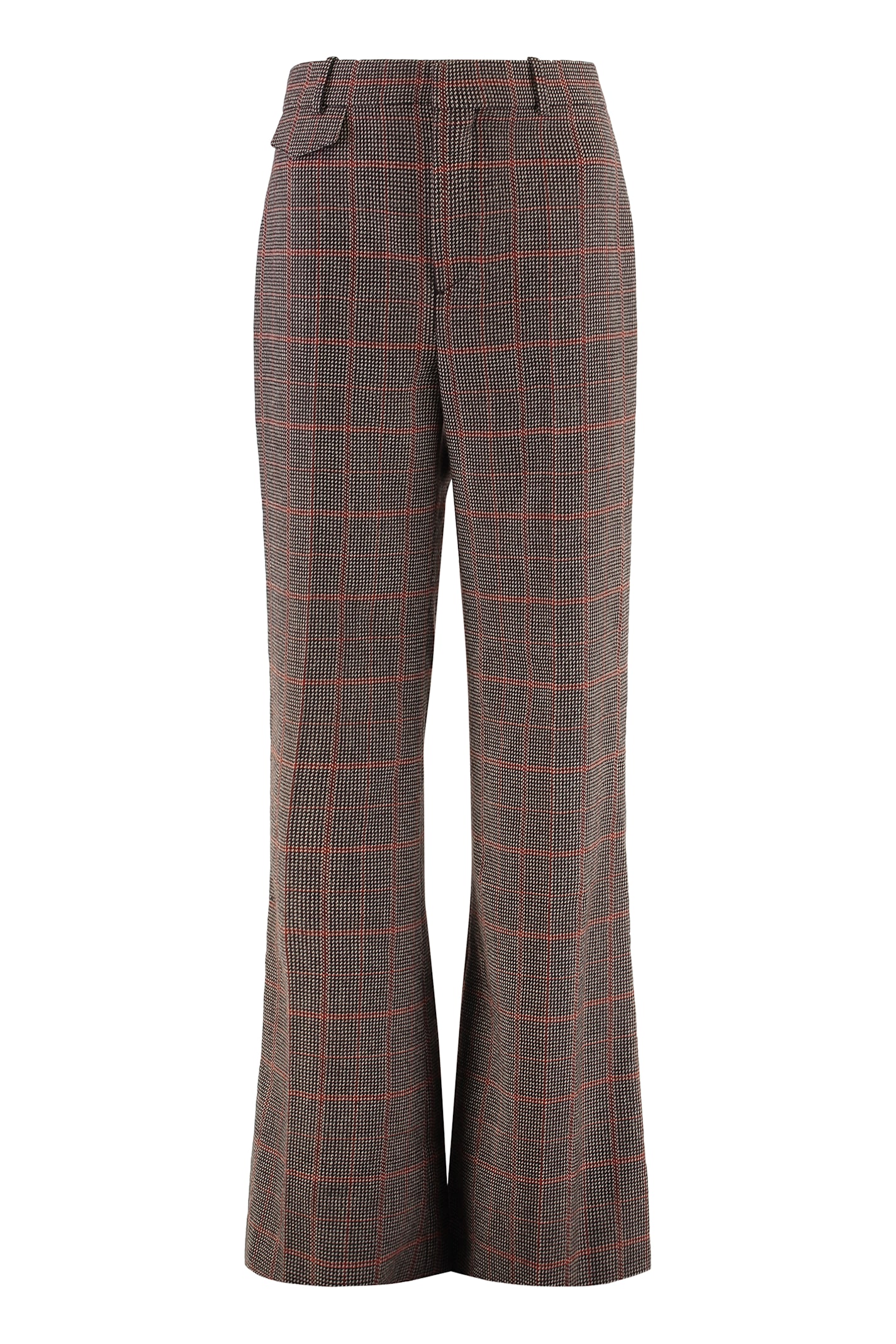 Chloé Flared Trousers In Brown
