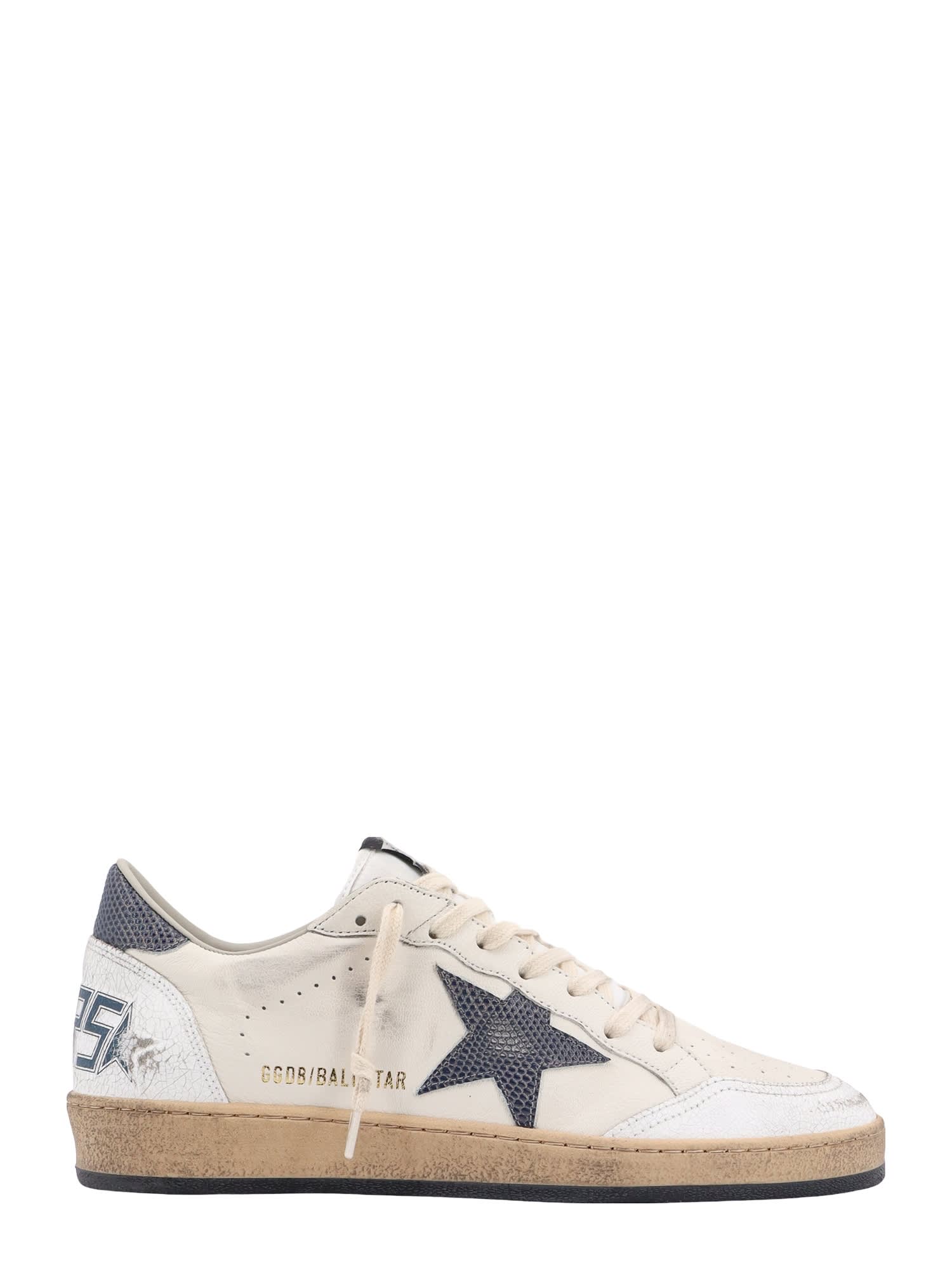 Shop Golden Goose Ball Star Sneakers In White