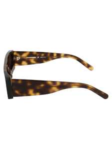 Shop Courrèges Cl1906 Sunglasses In Havana Havana Brown