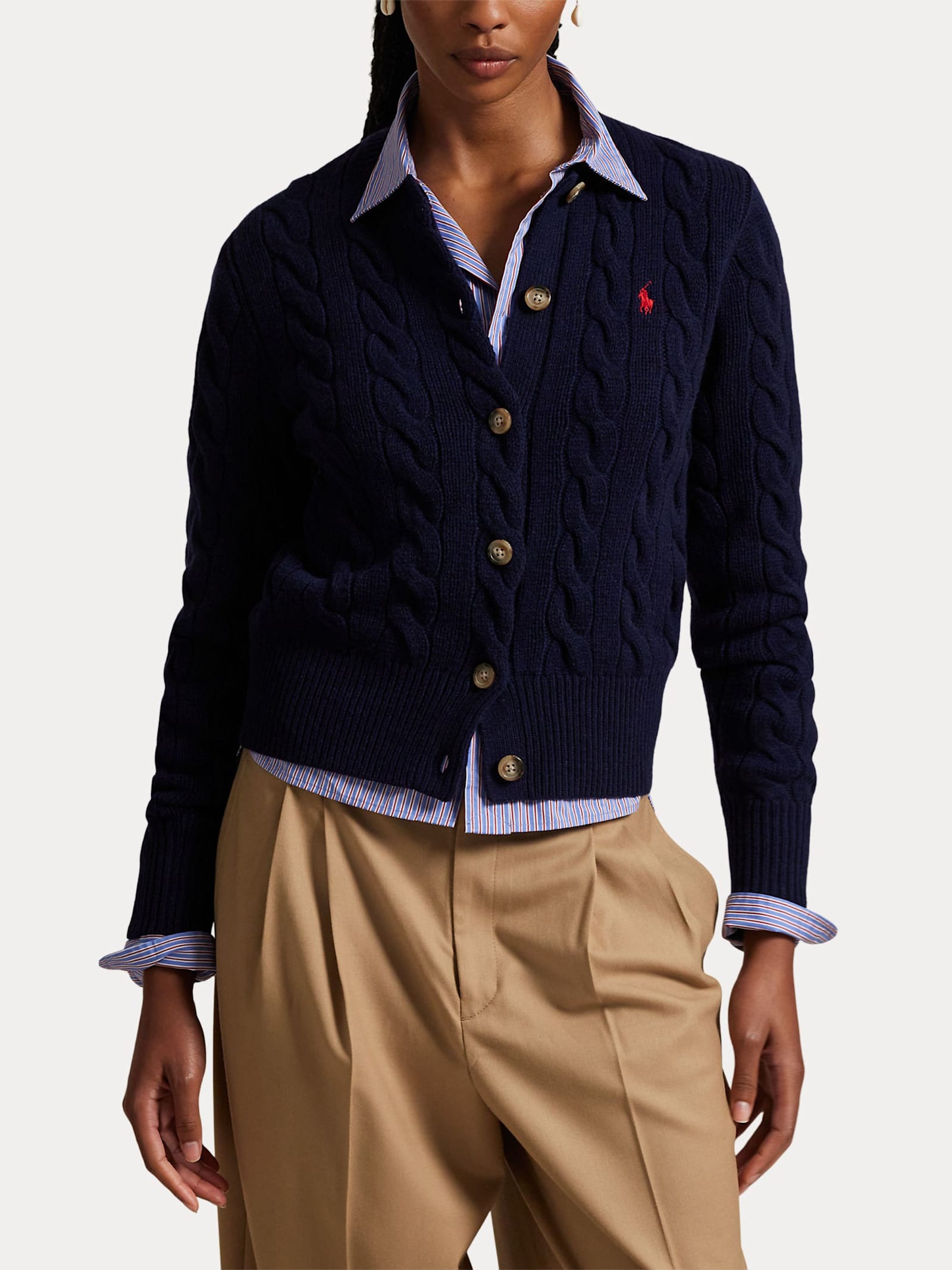 Ralph Lauren Cardigan In Blue