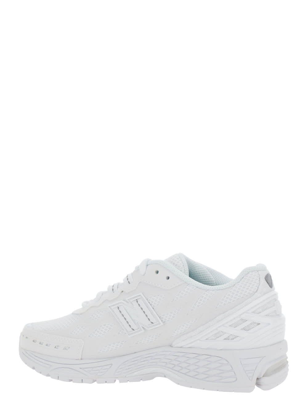 New Balance 1906 White Sneaker With Mesh Design And Side Logo In Tech Fabric Unisex In White