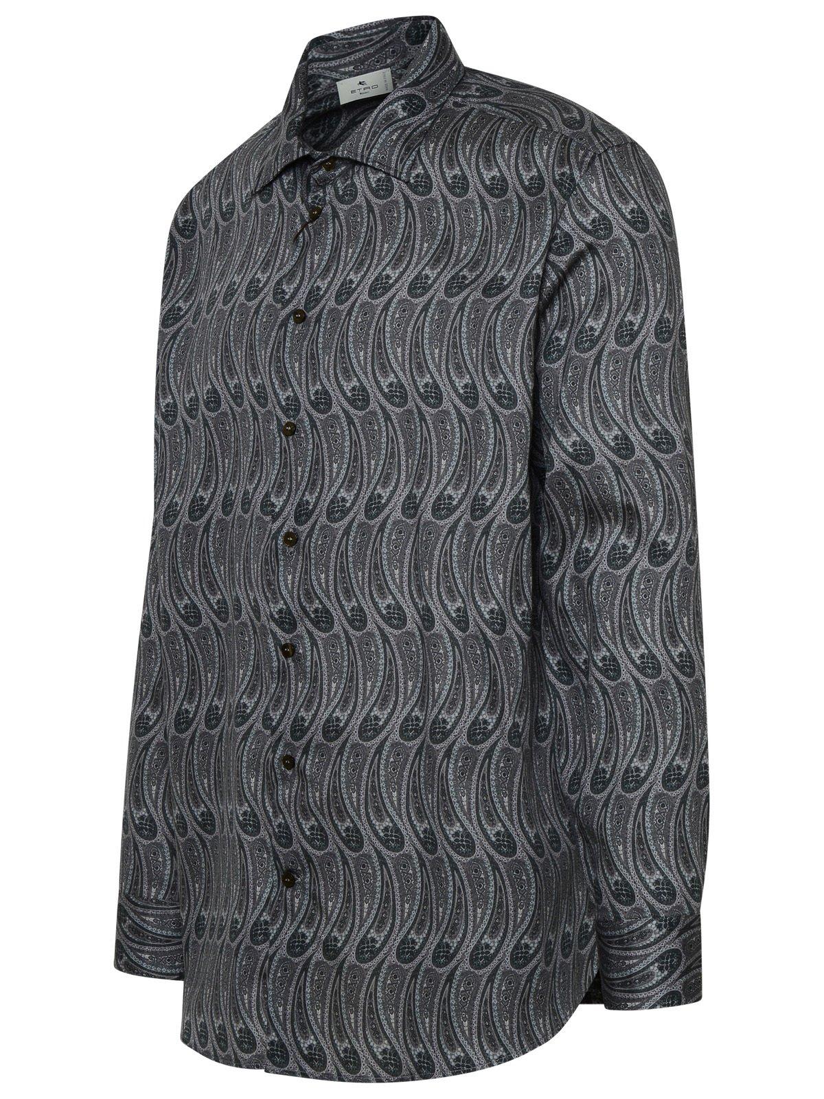 Shop Etro Paisley-patterned Button Up Shirt