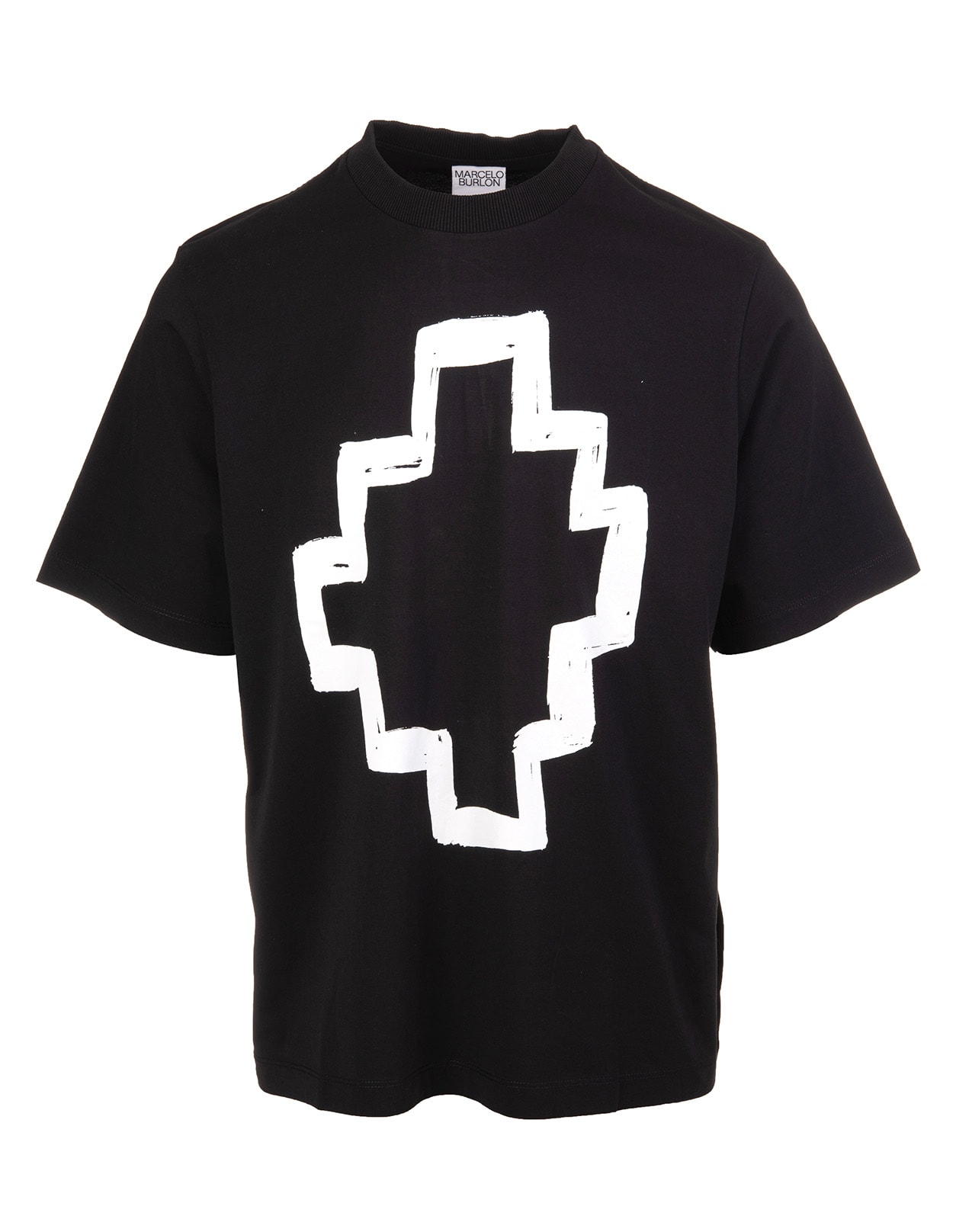Marcelo Burlon Man Cross Black T-shirt